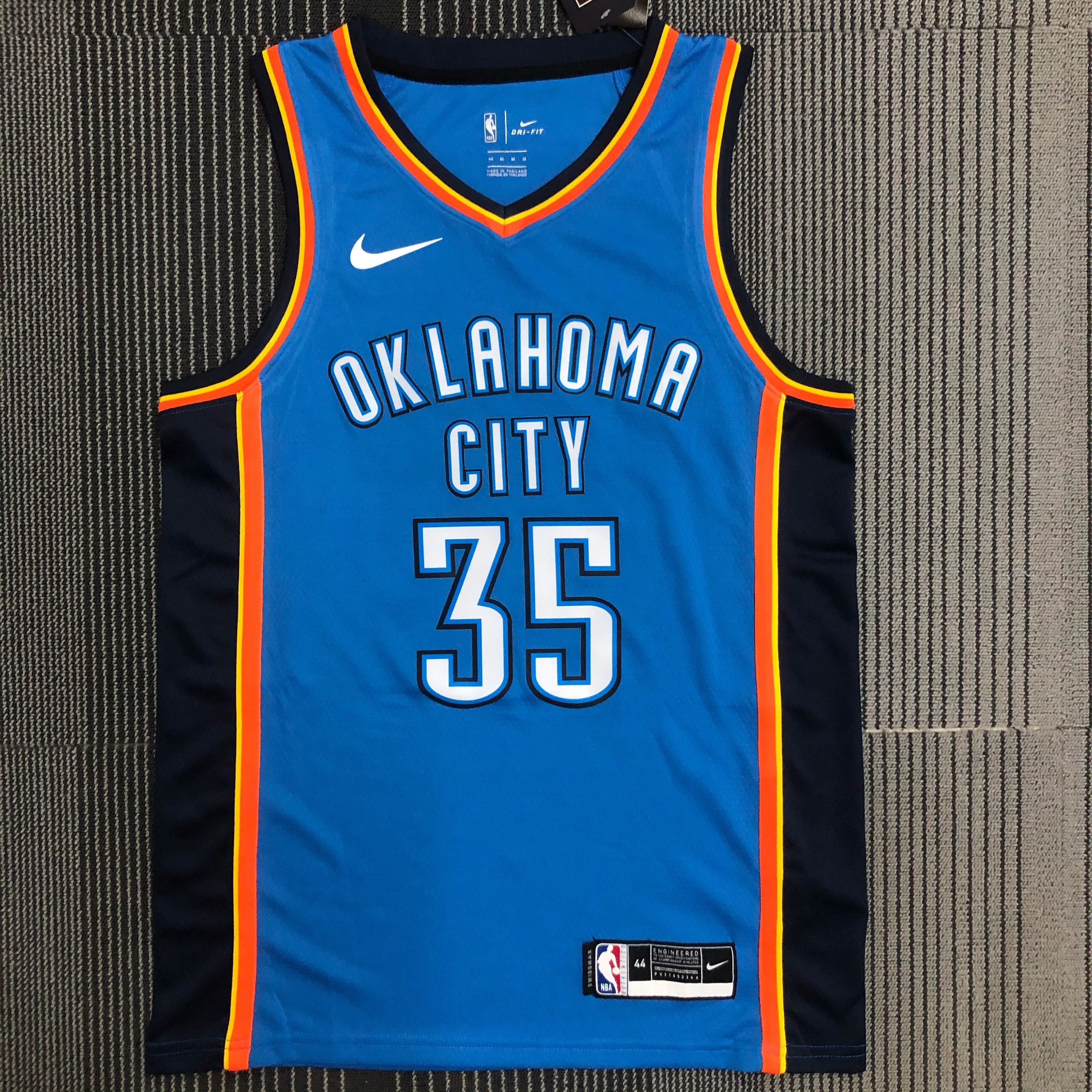 Oklahoma City Thunder Blue  No.35 Durant