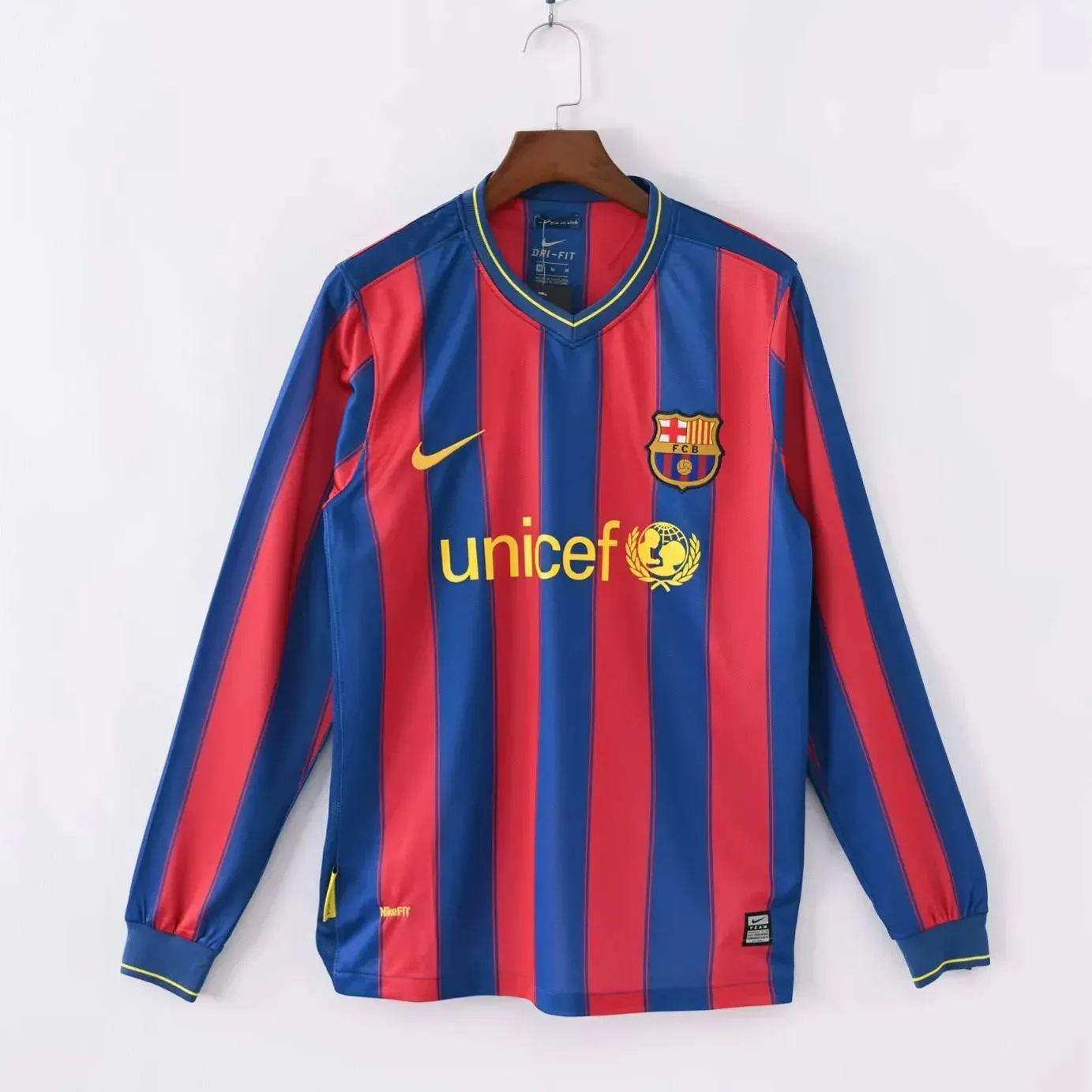 Retro 09/10 Barcelona Home Long Sleeves S-XXL