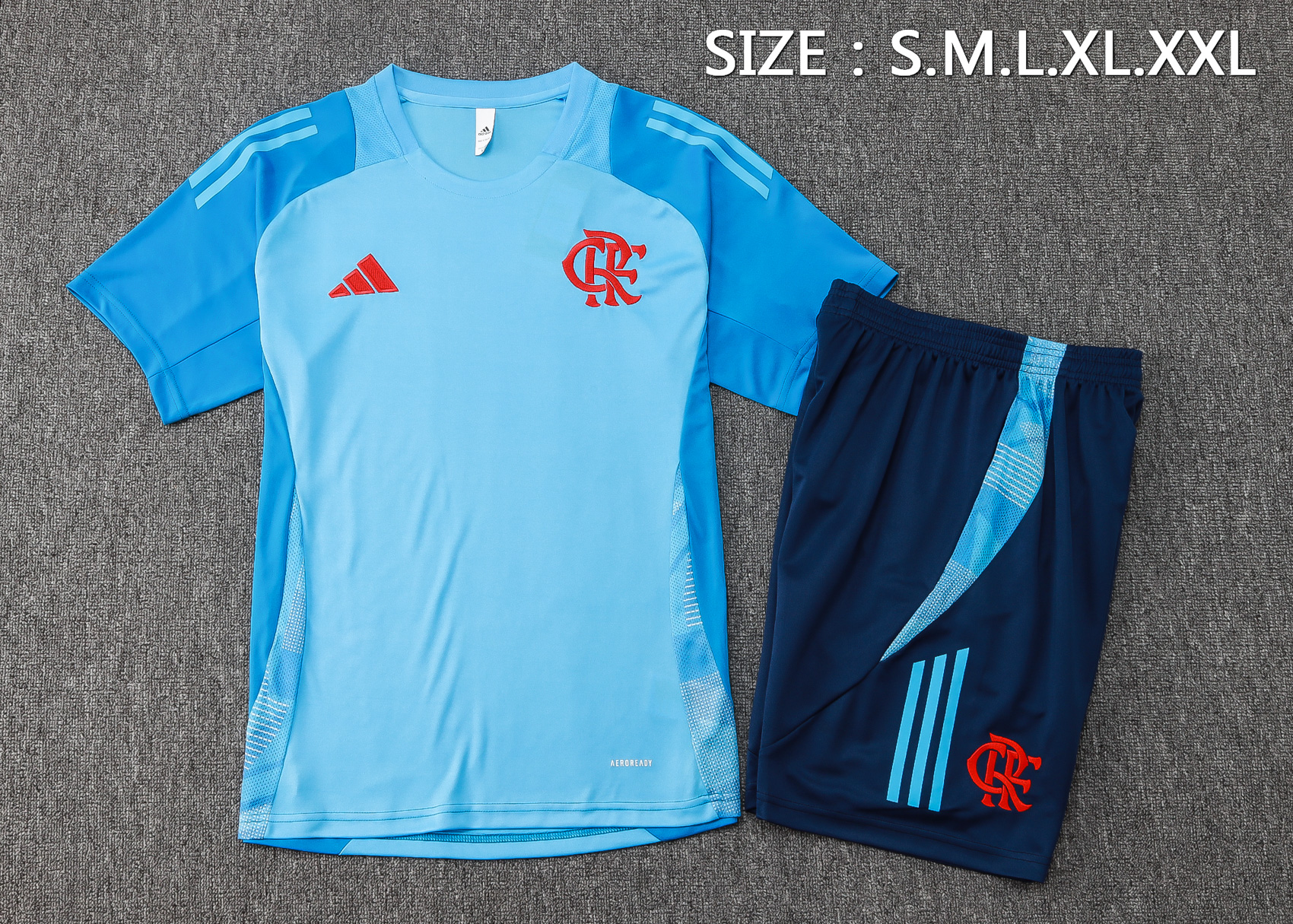 24-25 Flamengo Short Sleeves Training Suit D1243