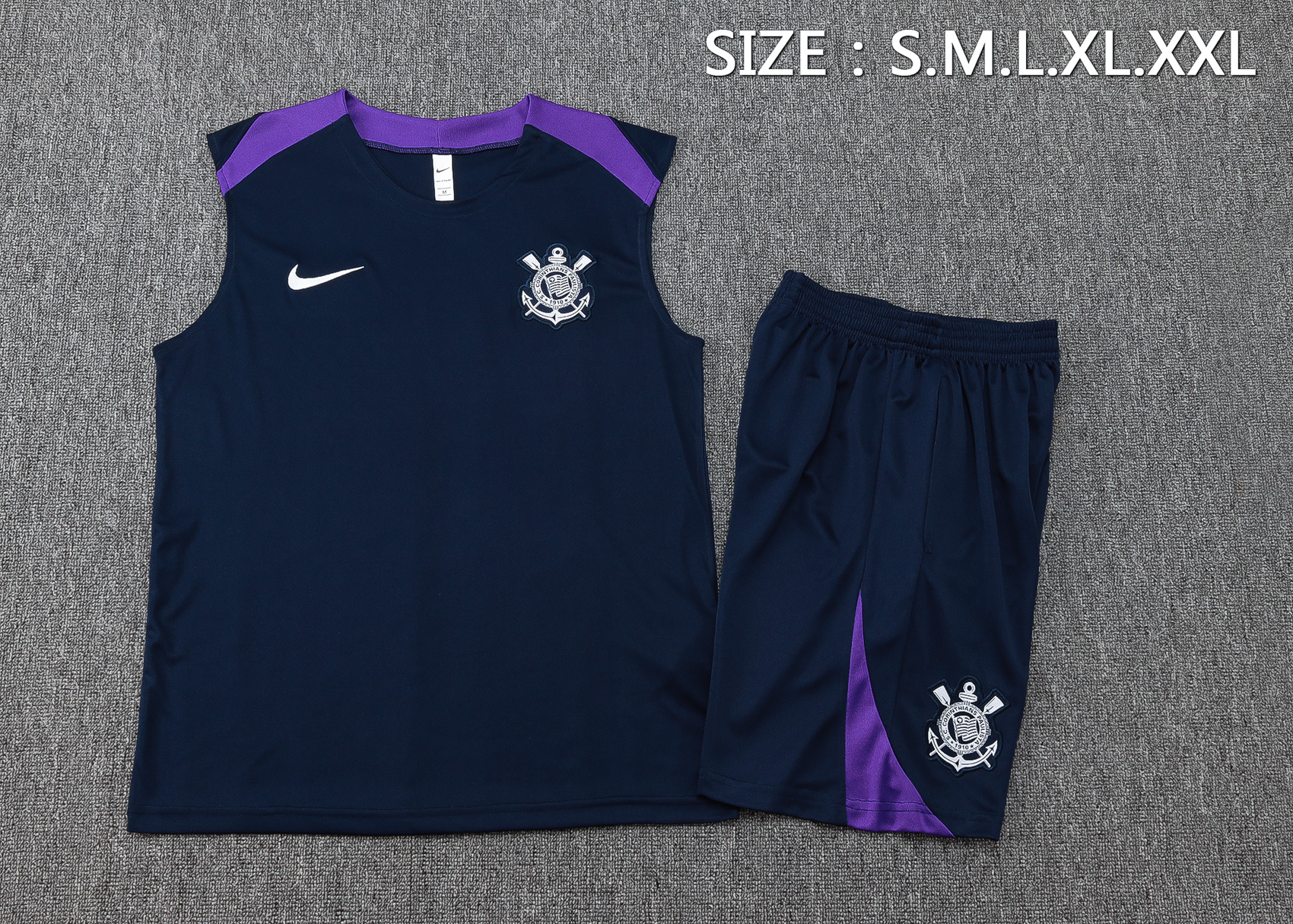 Corinthians Sleeveless training suit D1303