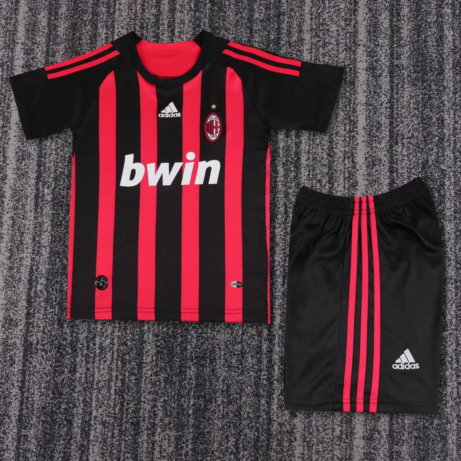Kids Retro Kit AC Milan 08/09 Home