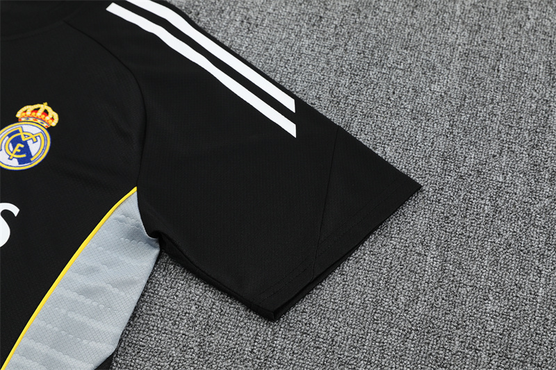 Adult/ Kids 2526 Short Sleeves Training suit Black