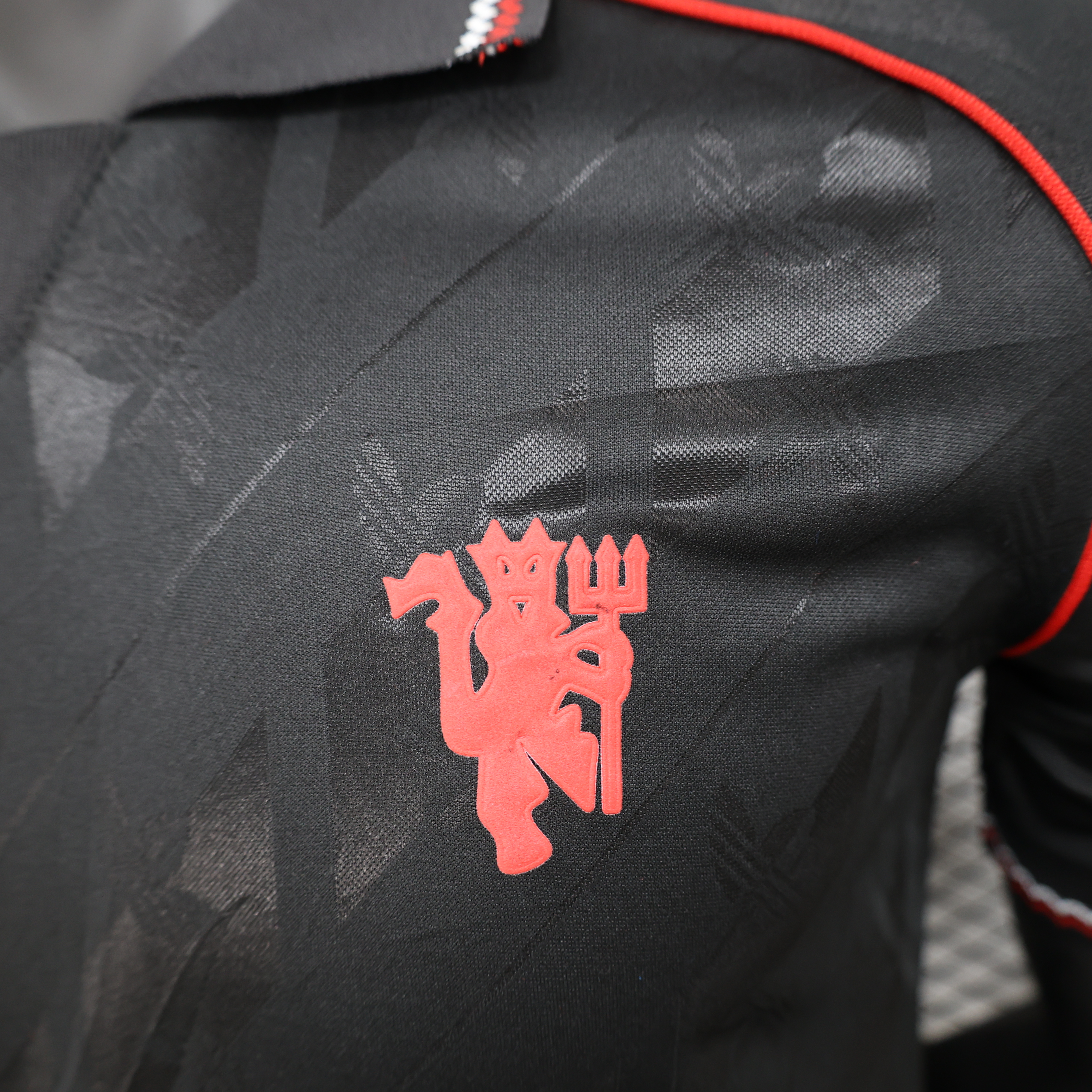 Retro Manchester United Black short Sleeves S-XXL