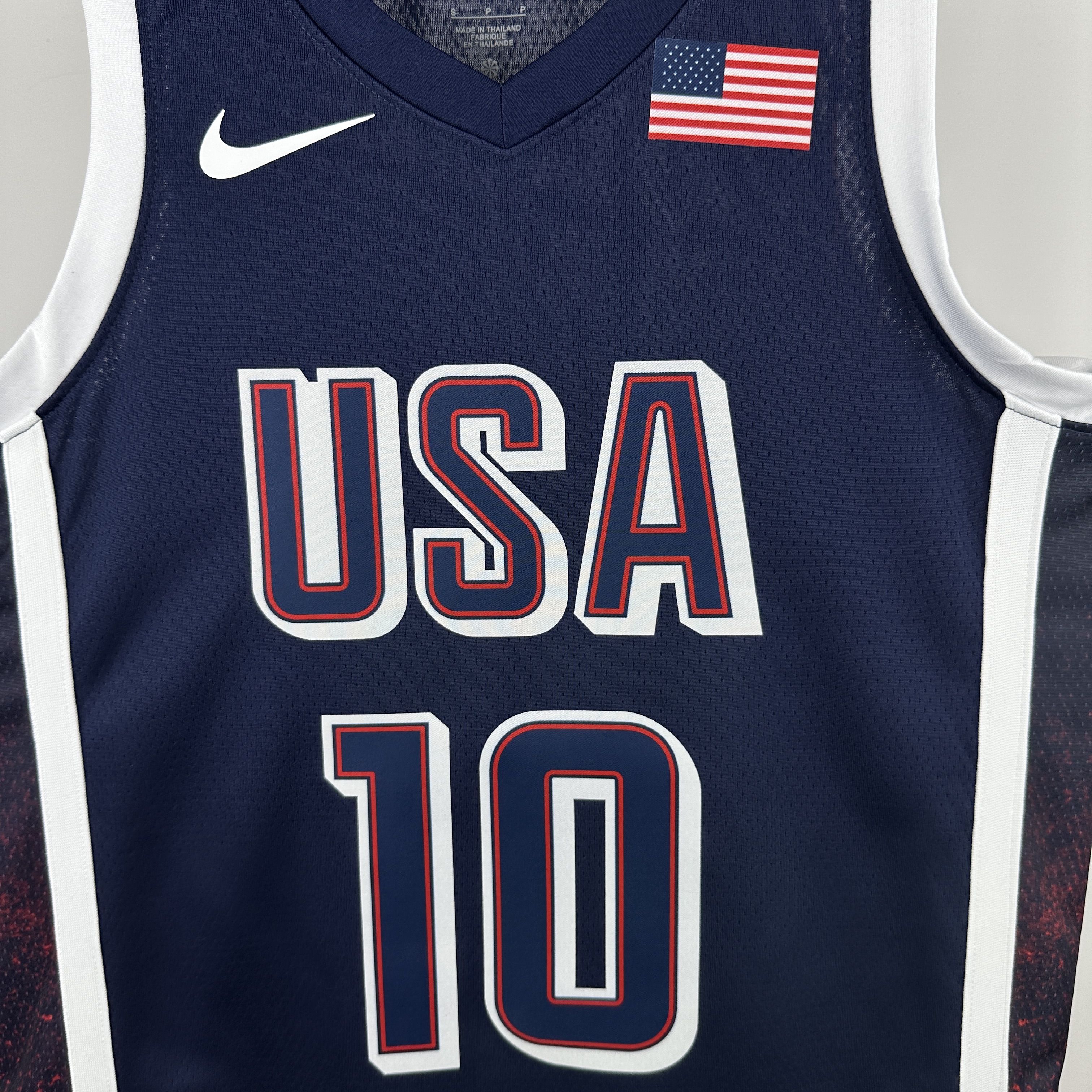2024 Olympic Basketball USA Blue No.10 Tatum