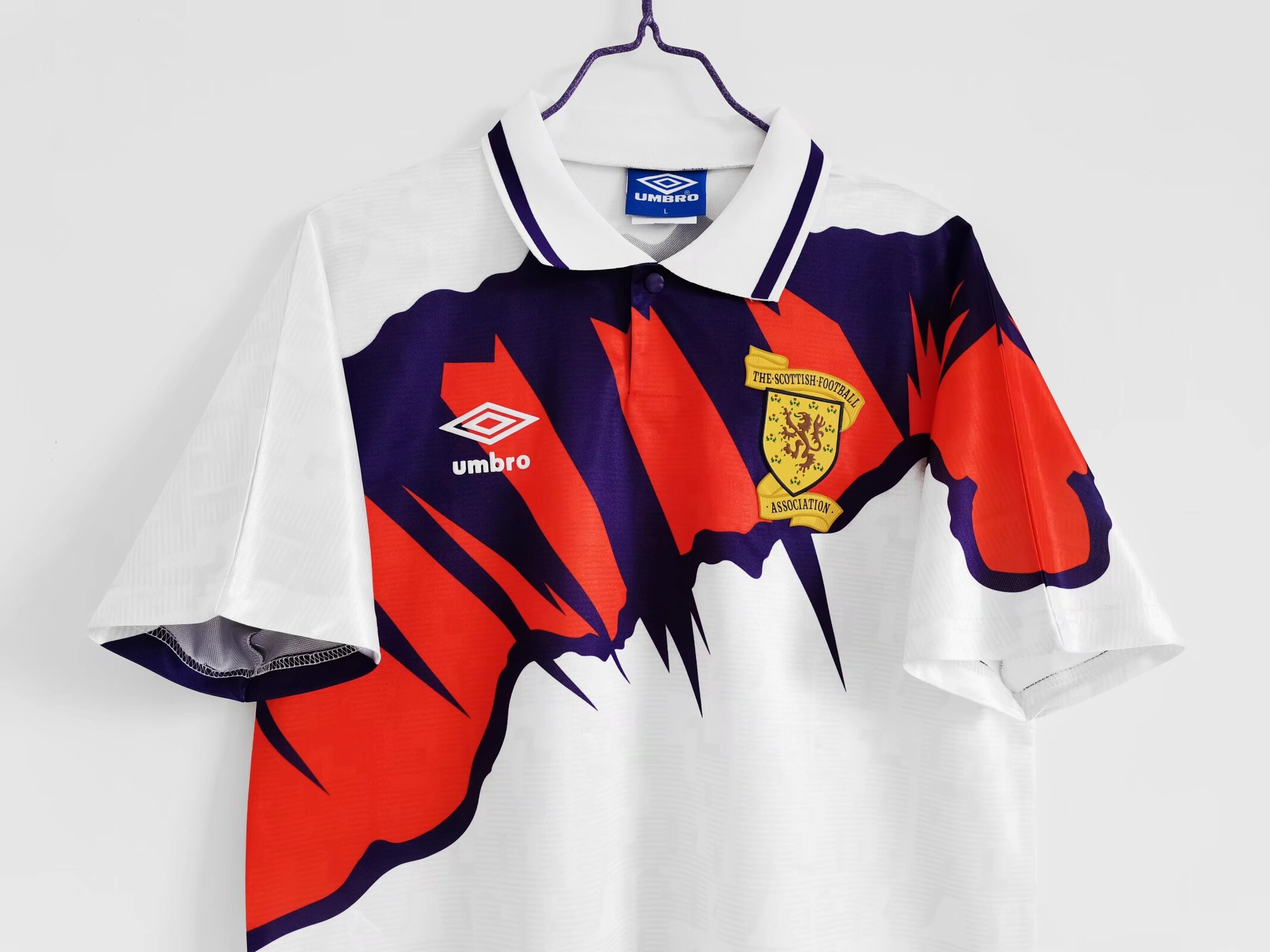 Retro  Scotland 1991/93 Away White