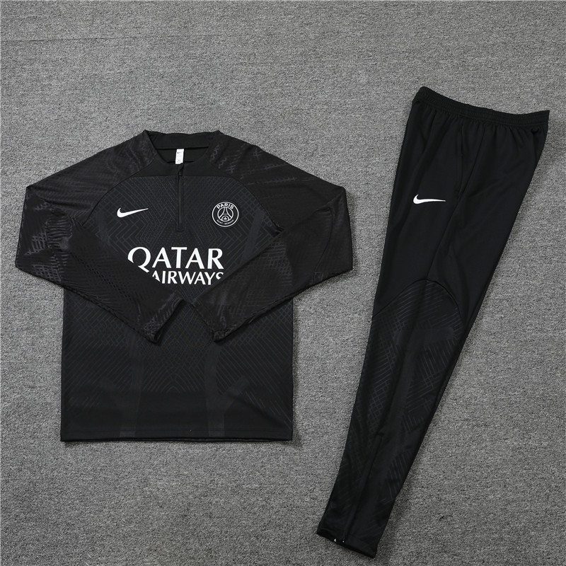PSG Black Training Suit S-XXL