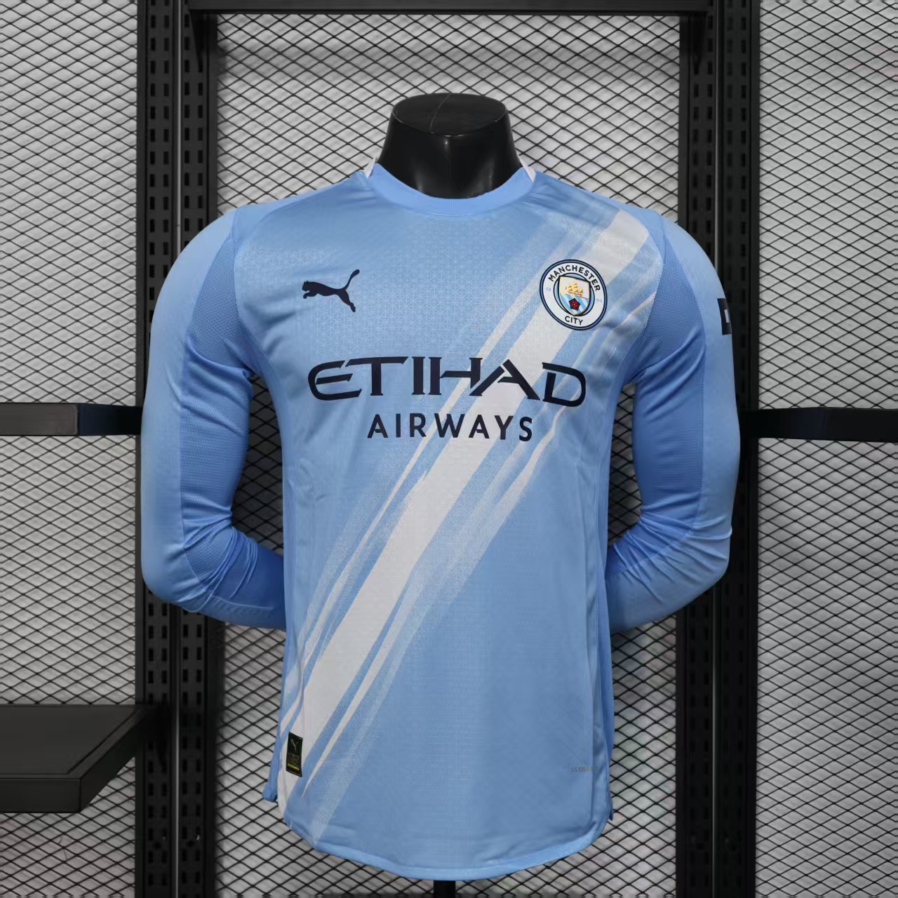 Player Version Man City 25/26 Home Long Sleeves S-XXL