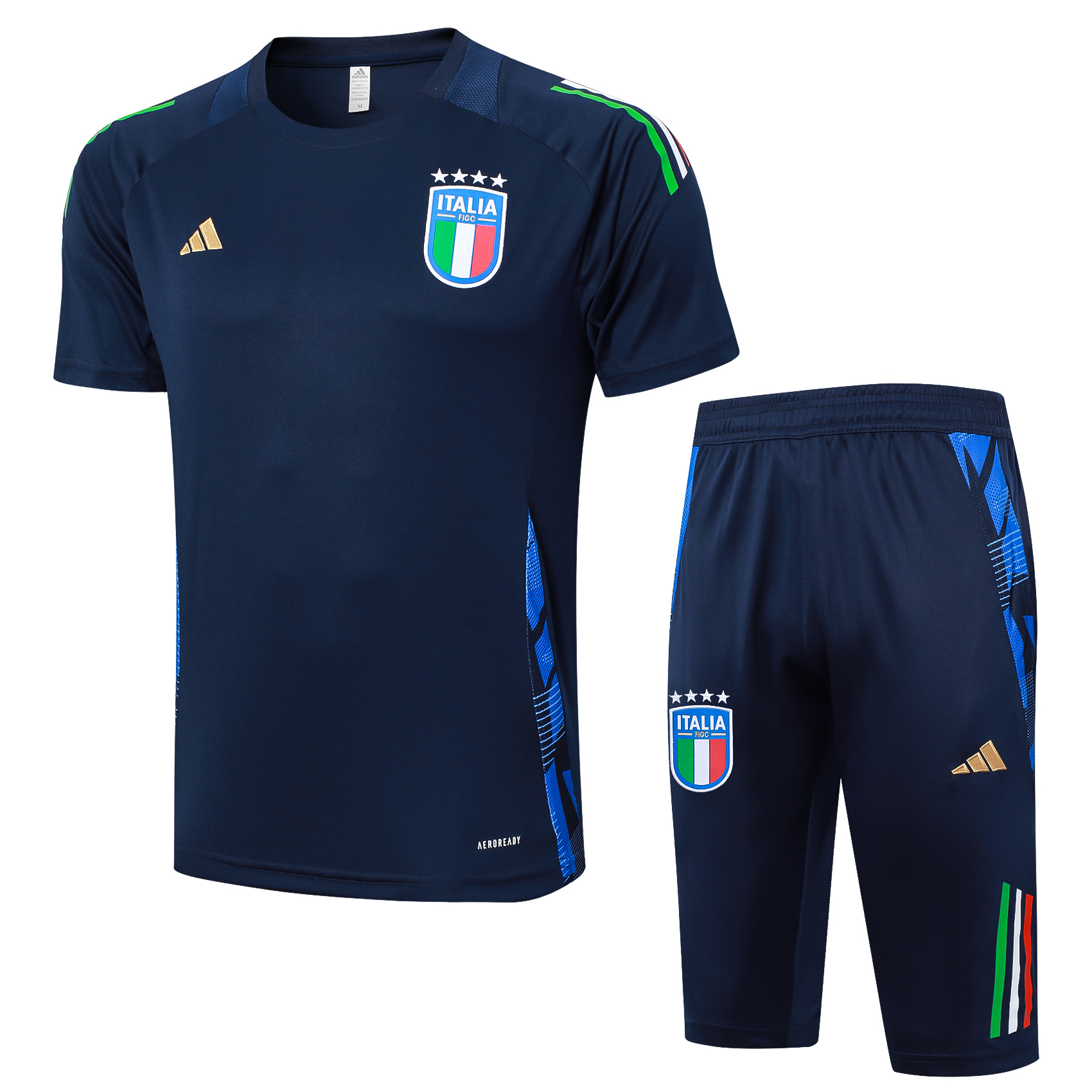 Italy 24/25 short sleeves sapphire (with cropped trousers)