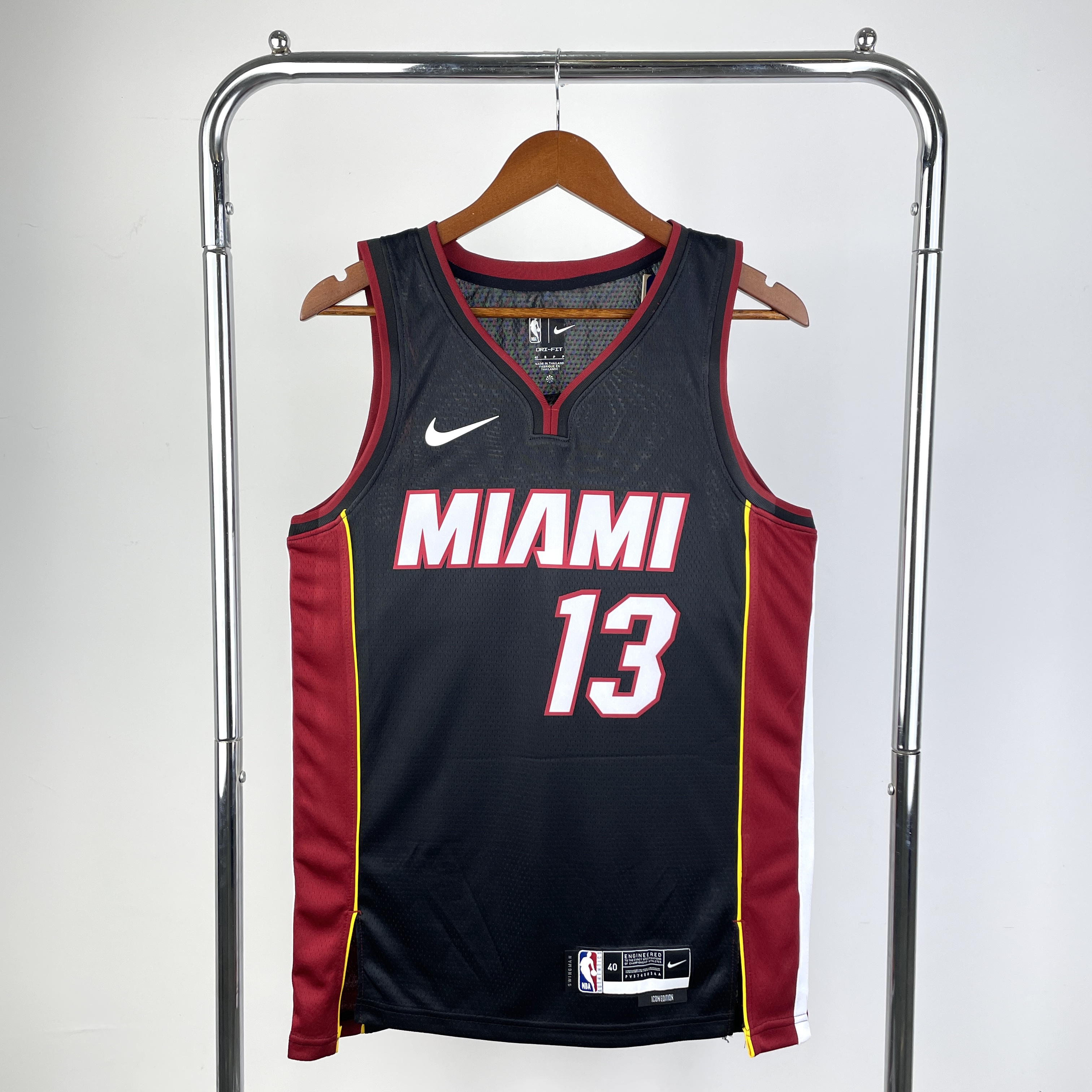 23 Season Miami Heat Black  No.13 Aderayo