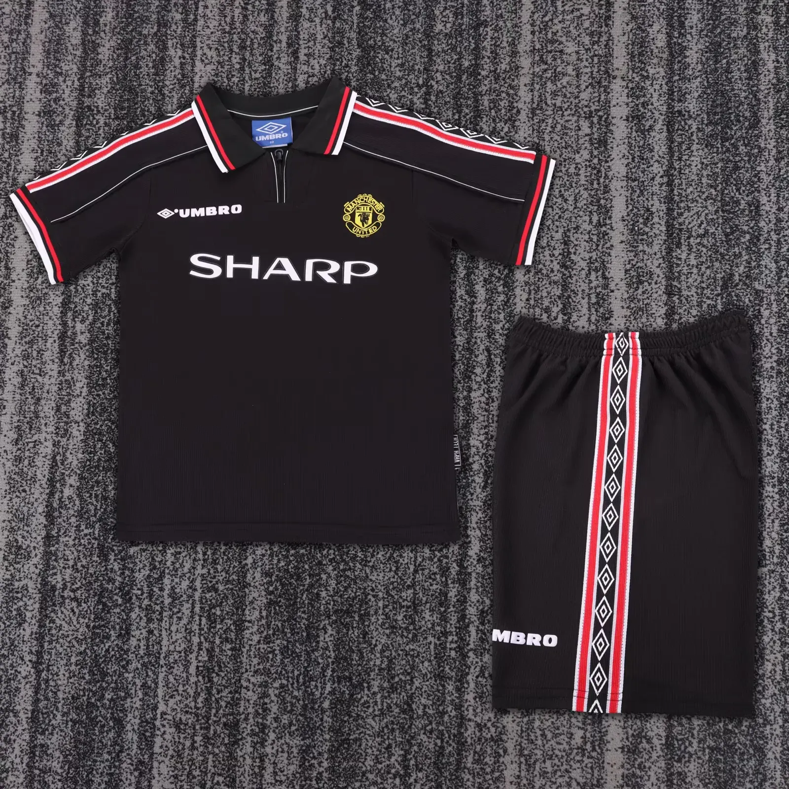 Kids Retro Manchester united 98/99 Away Kit 16-28