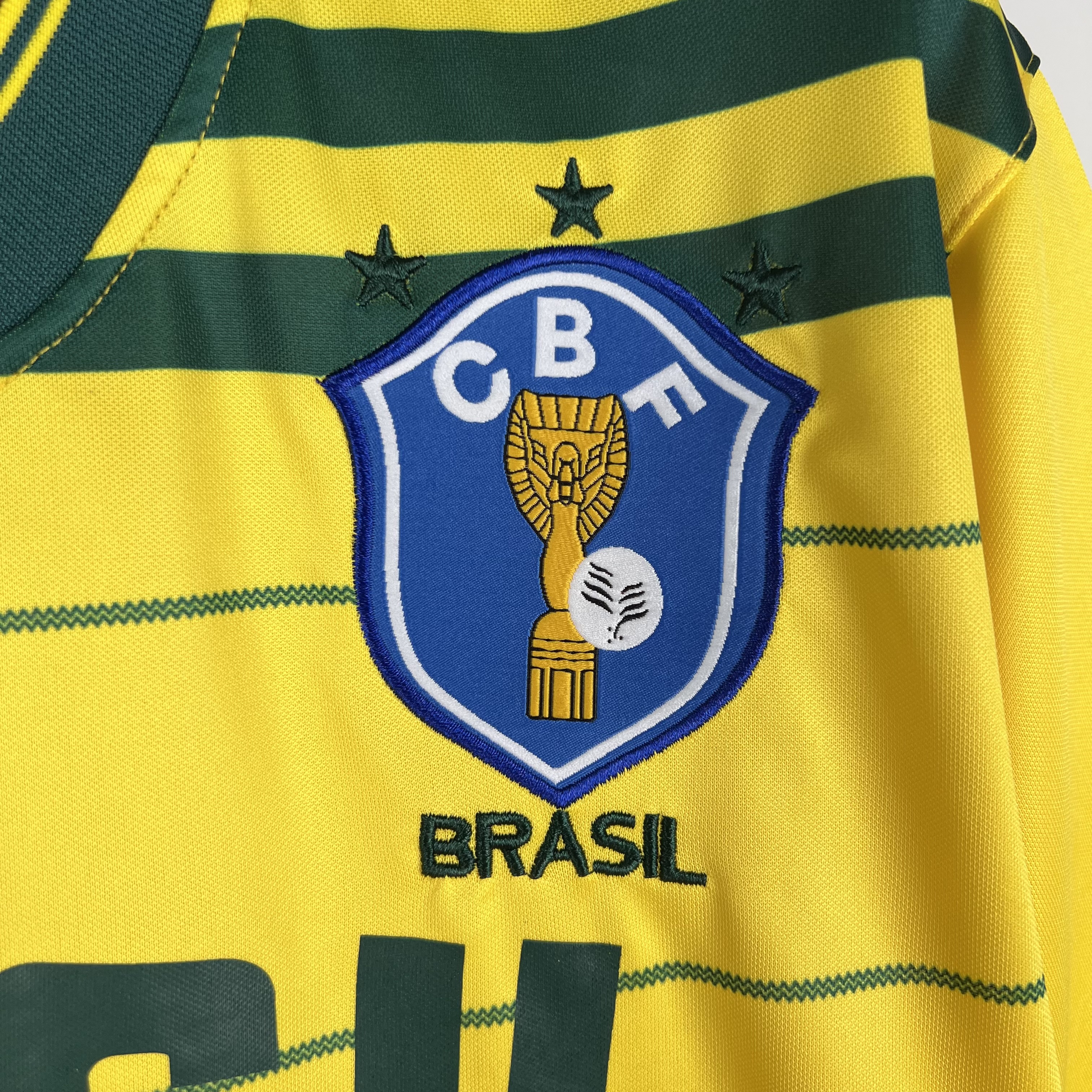 Retro  Brazil 1984 Home Yellow