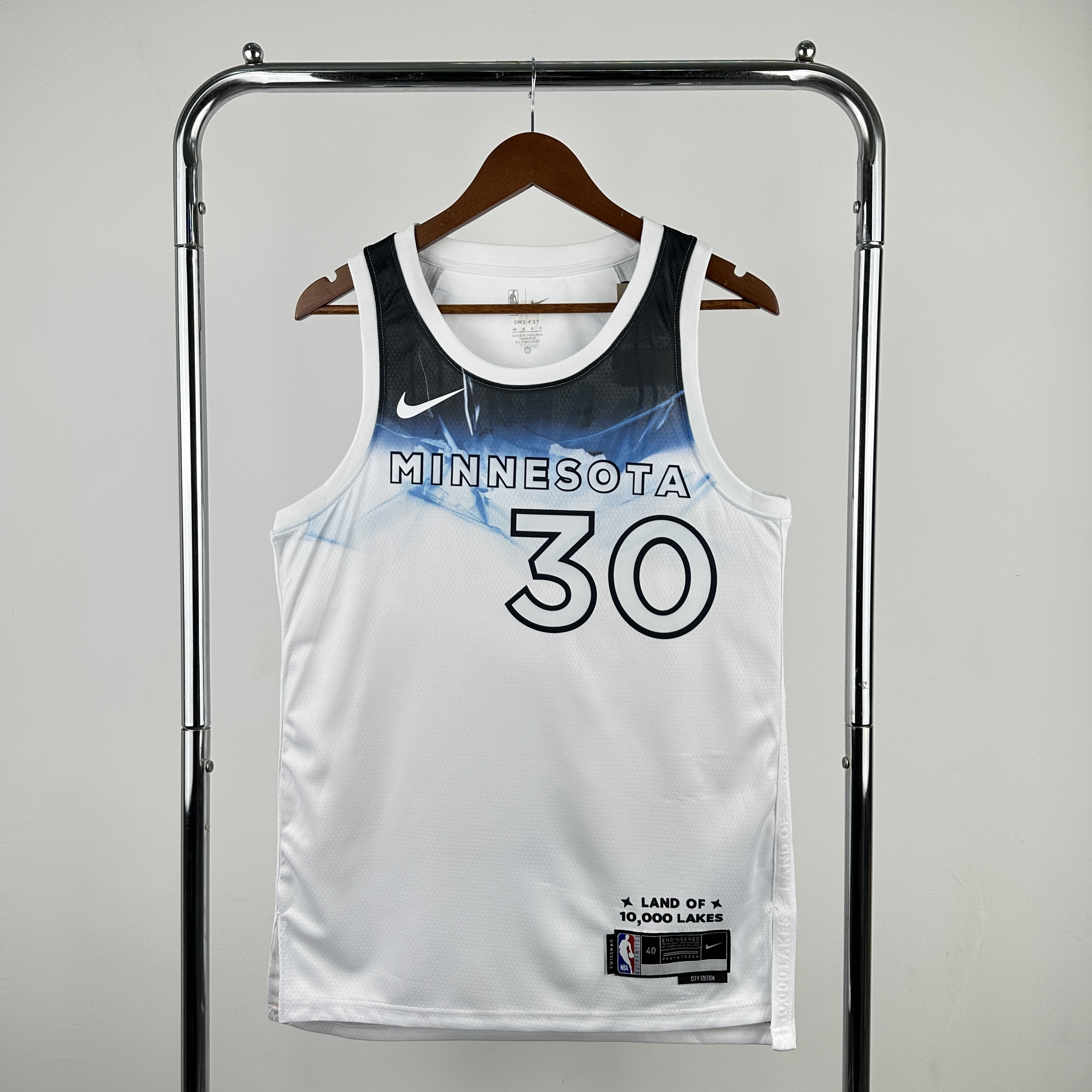 25 SEASON MINNESOTA TIMBERWOLVES CITY VERSION  NO.30