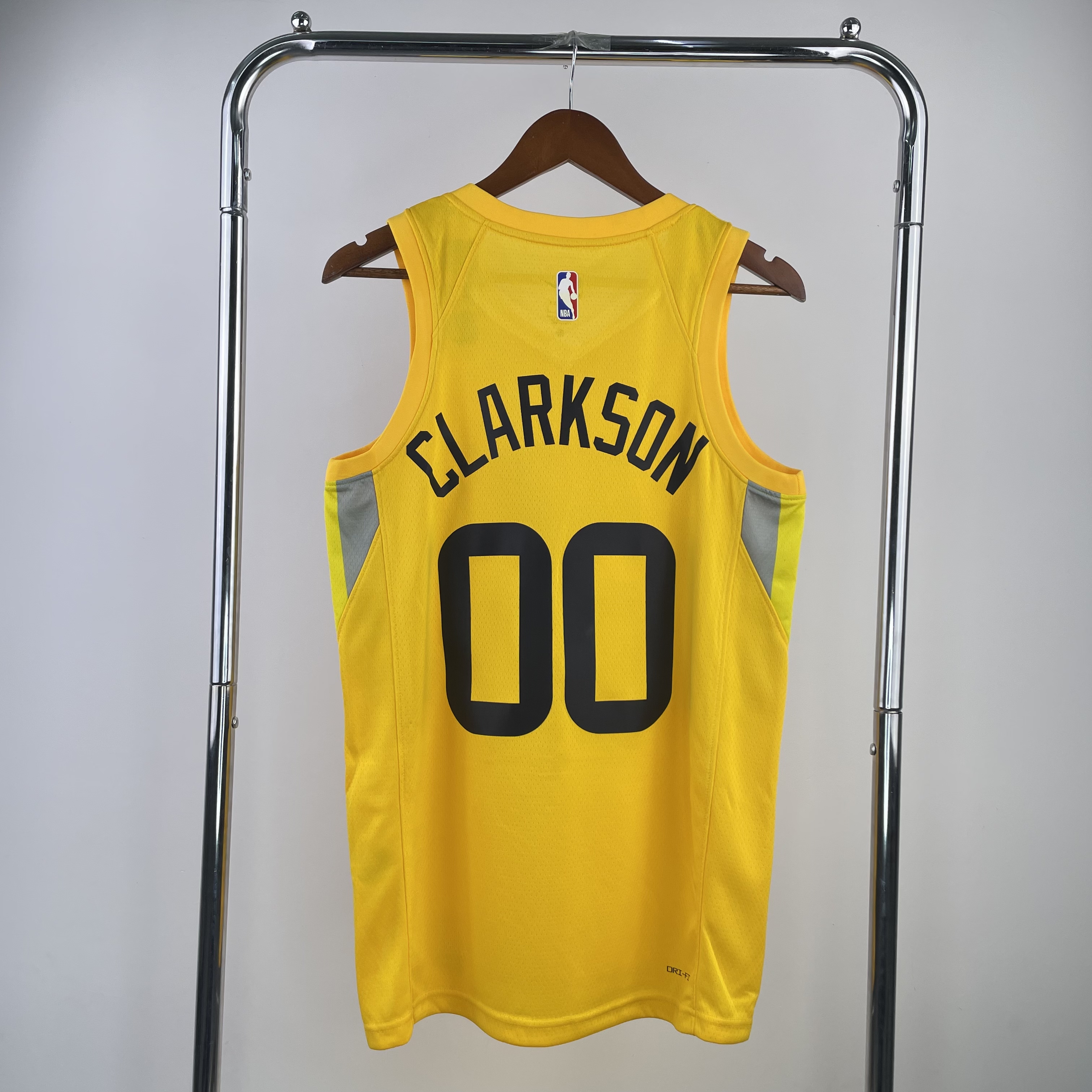 23 Season UTAH JAZZ Away Yellow  No.00 Clarkson