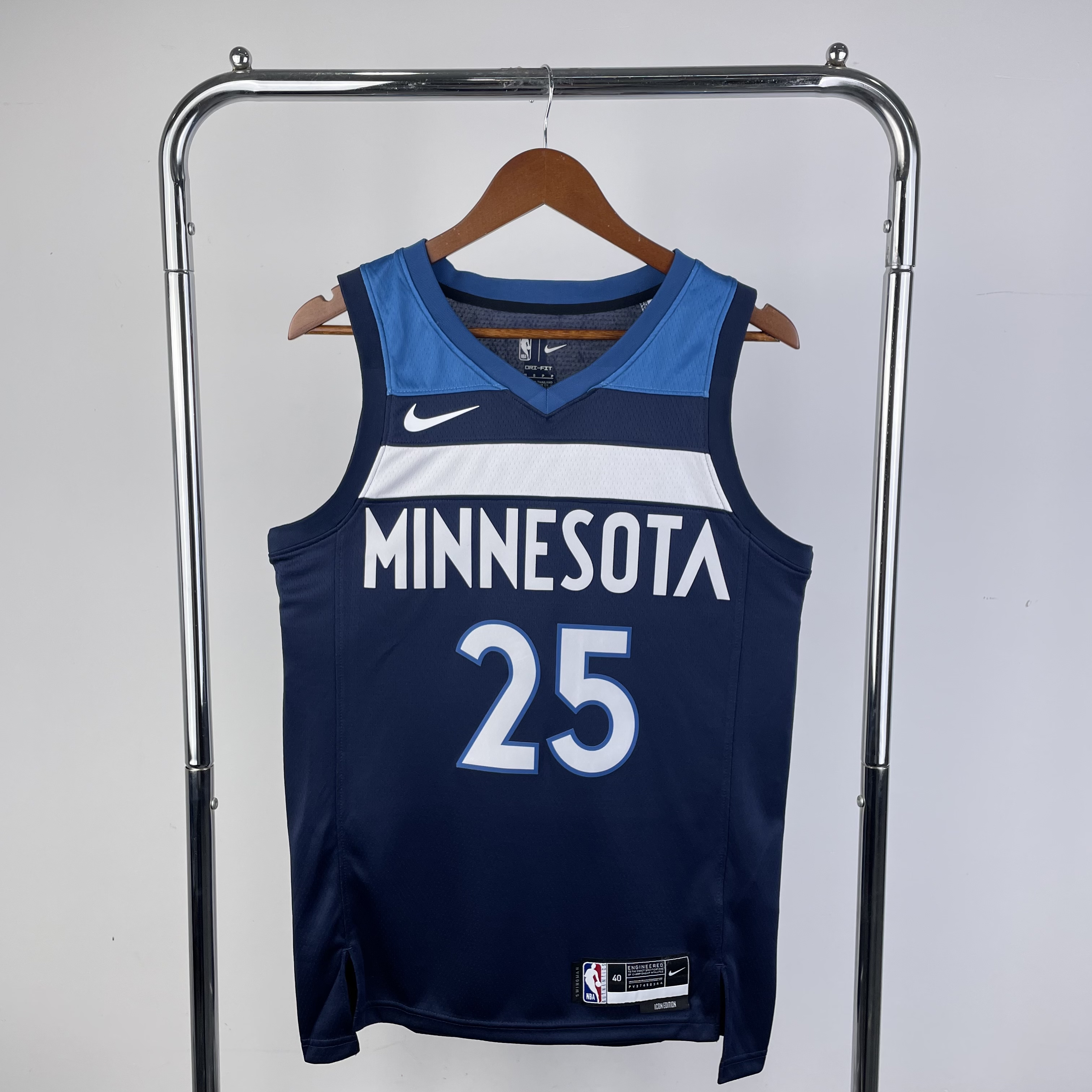 23 SEASON MINNESOTA TIMBERWOLVES AWAY  NO.25 ROSE
