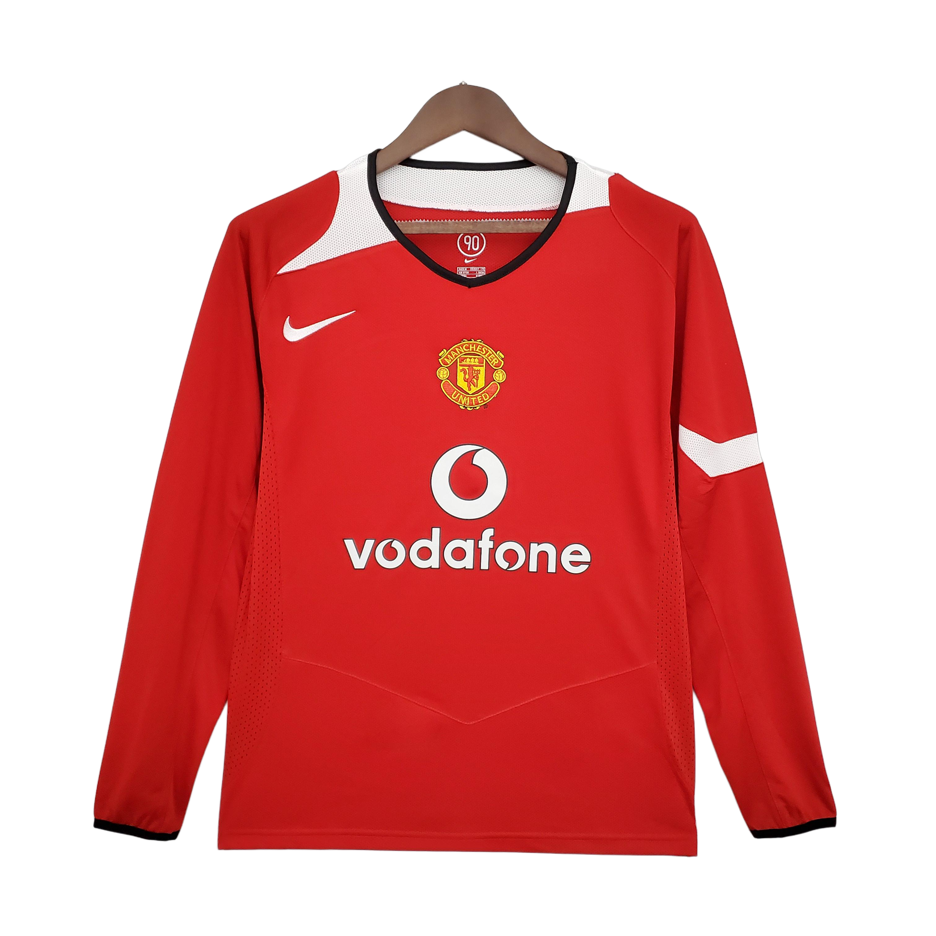 Retro Manchester United 2004/06 Home Long Sleeves