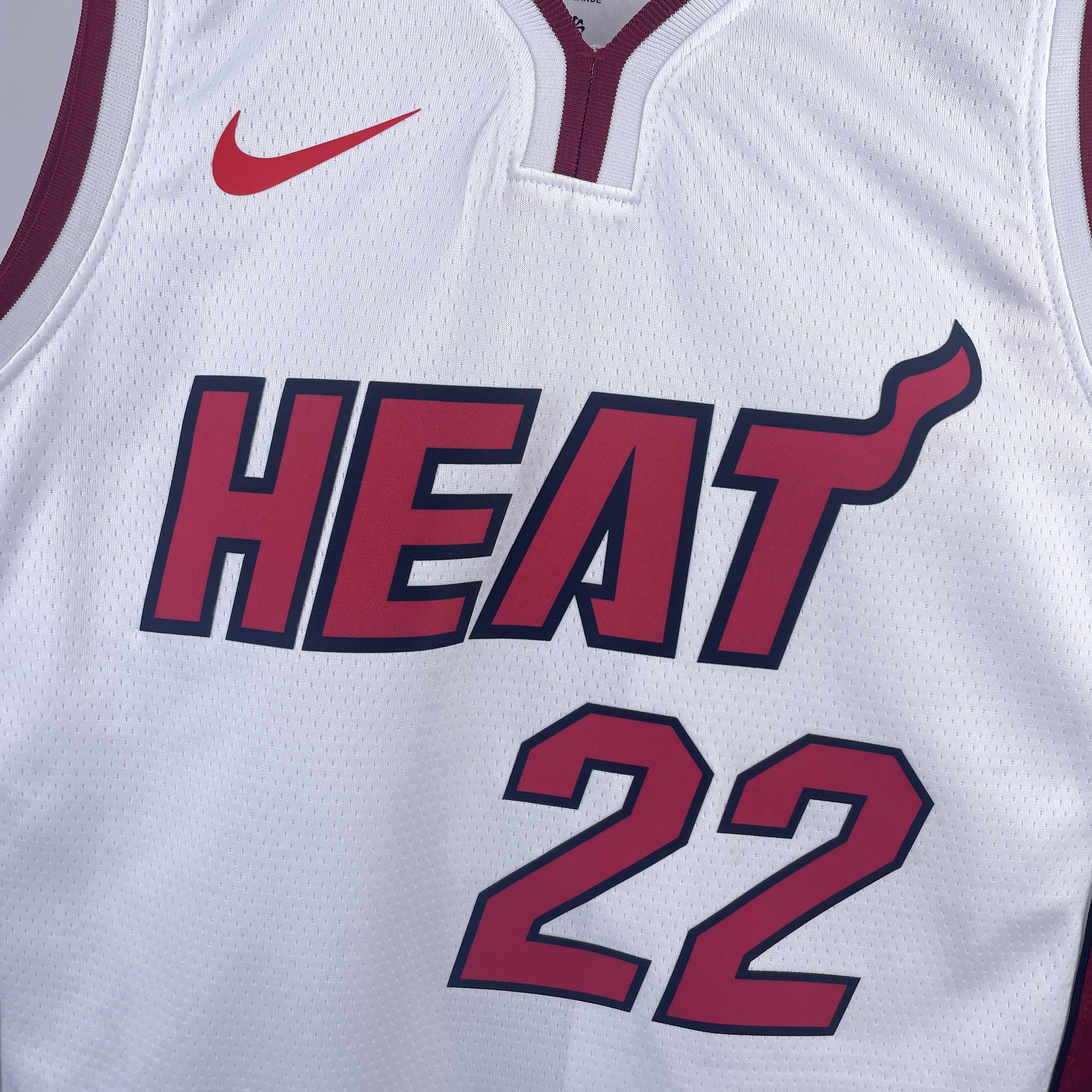 23 Season Miami Heat White  No.22 Butler