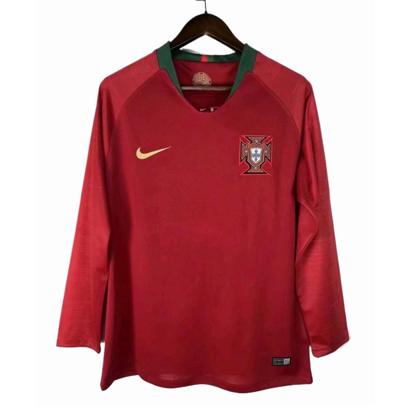 Retro  Portugal 2018 Home Red Long Sleeves