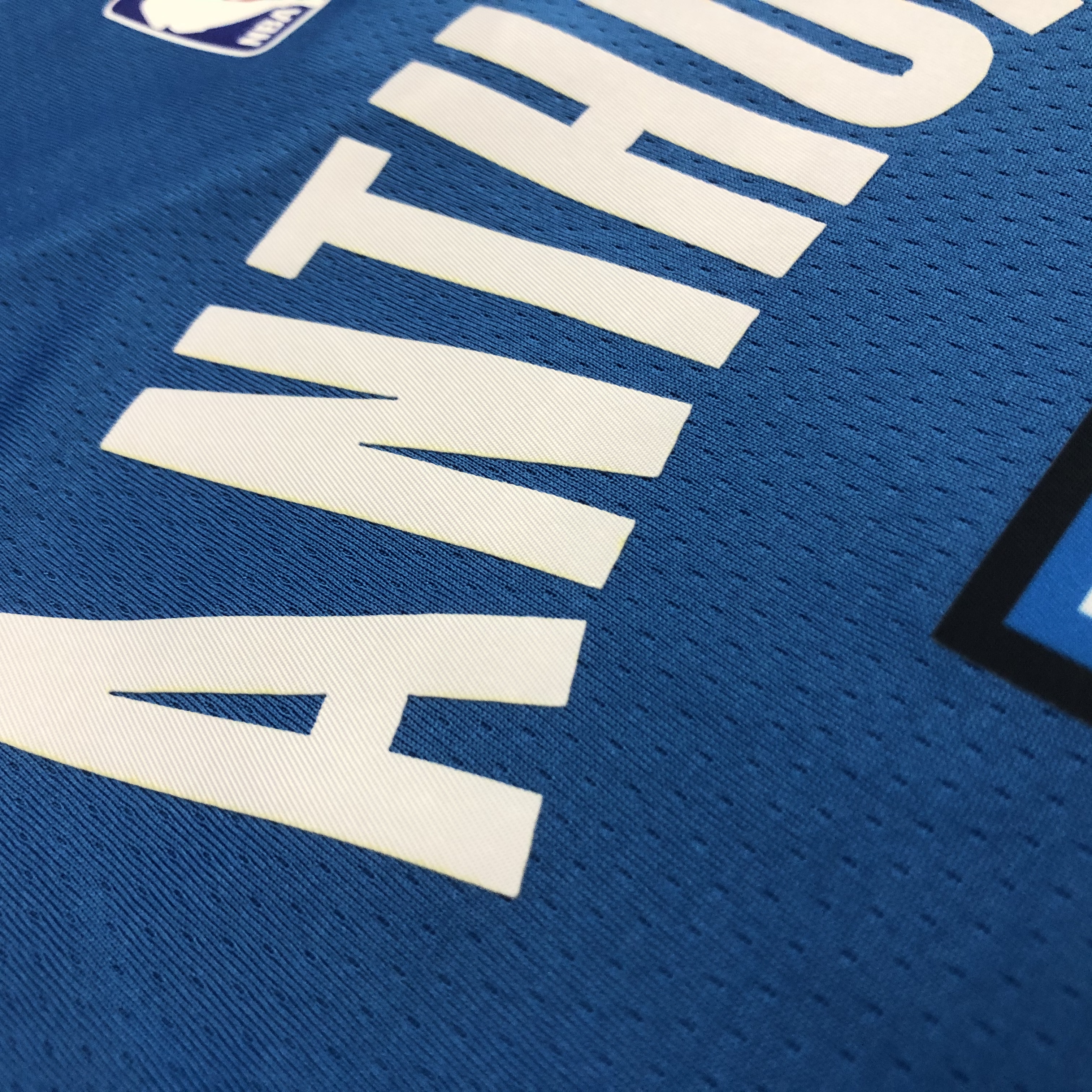 Oklahoma City Thunder Blue  No.7 ANTHONY