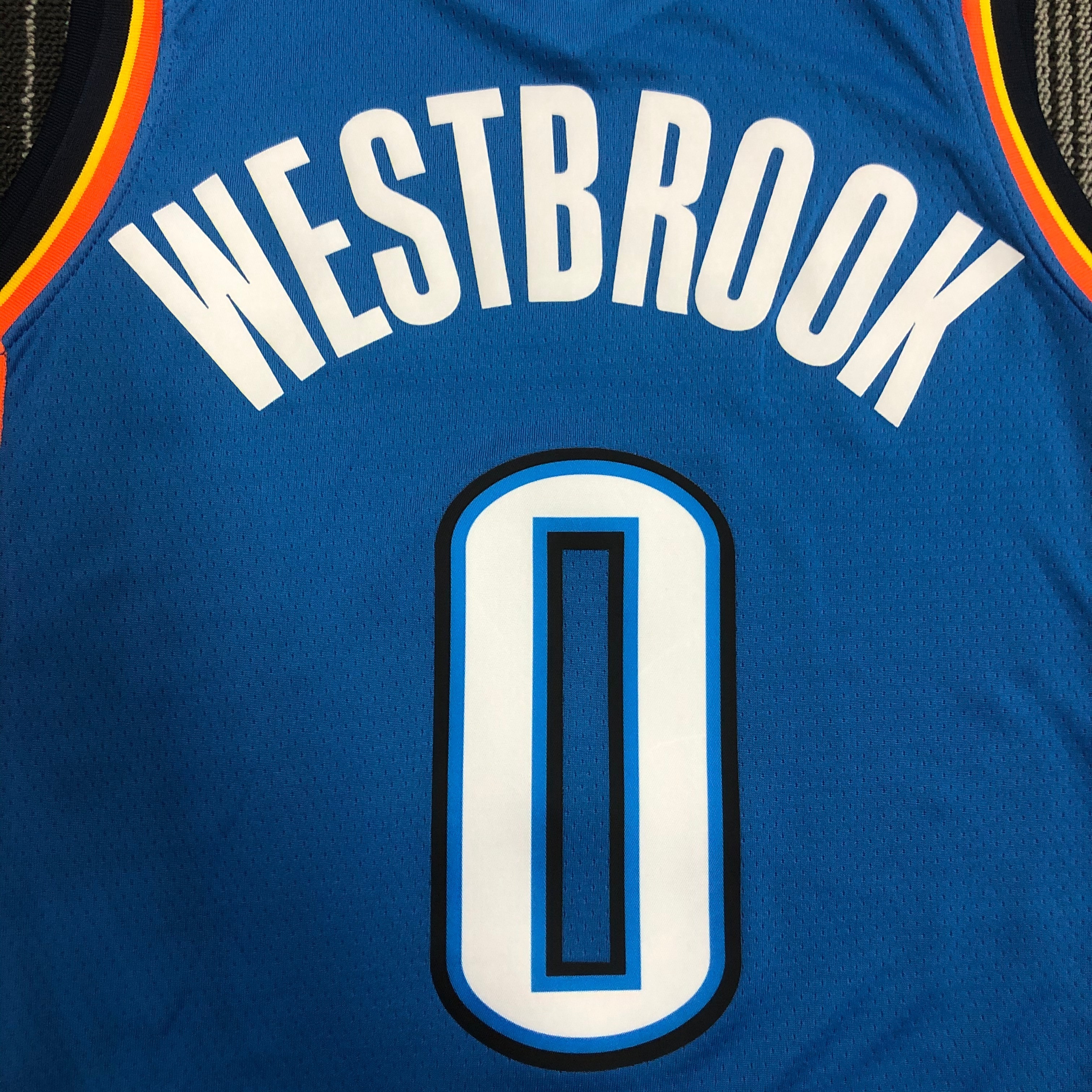 Oklahoma City Thunder Blue  No.0 Westbrook