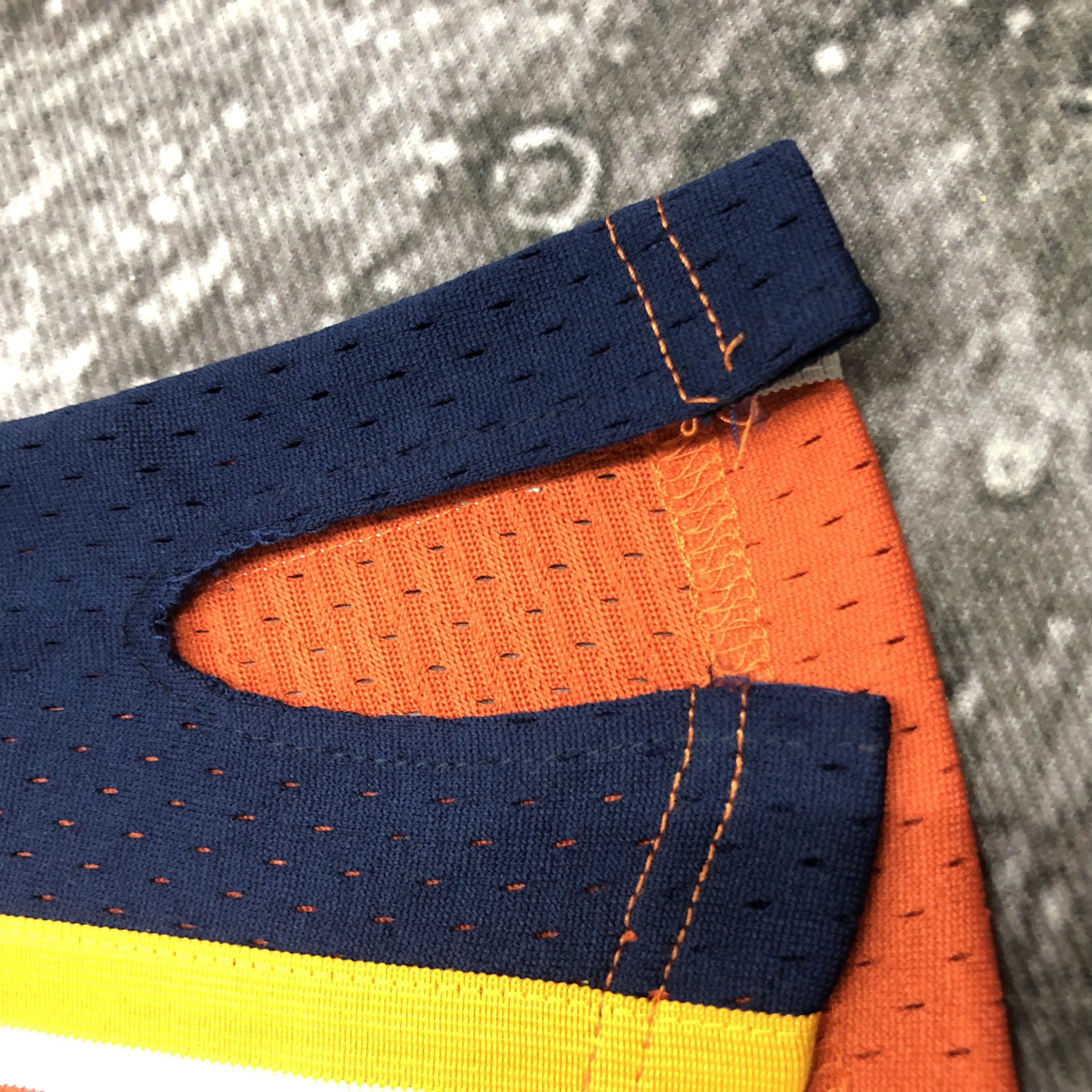 MN Heat Pressed Retro : SW Warriors 09/10 Orange No.30 Curry