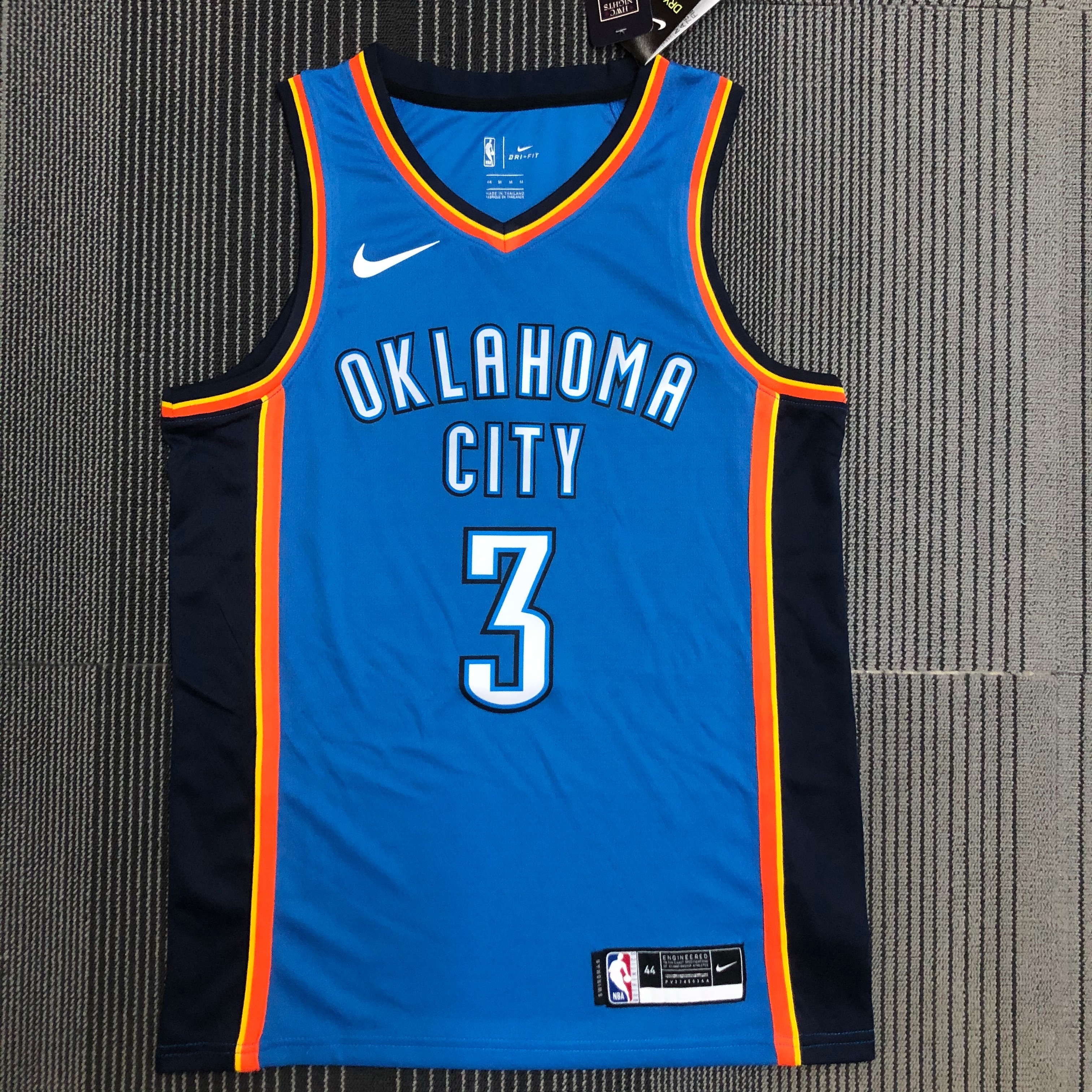Oklahoma City Thunder Blue  No.3 Paul
