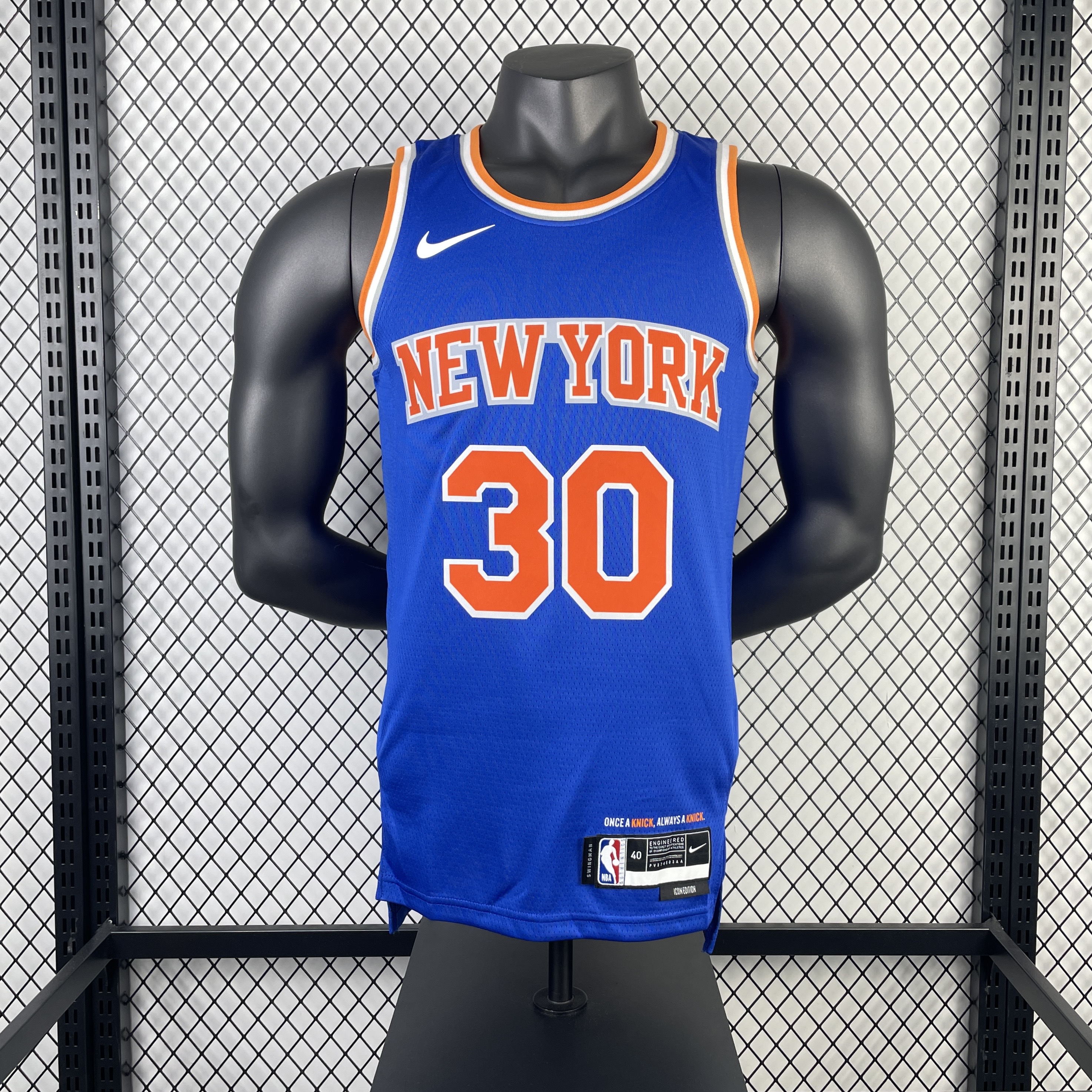 23 season Knicks Blue  No.30 S-XXL