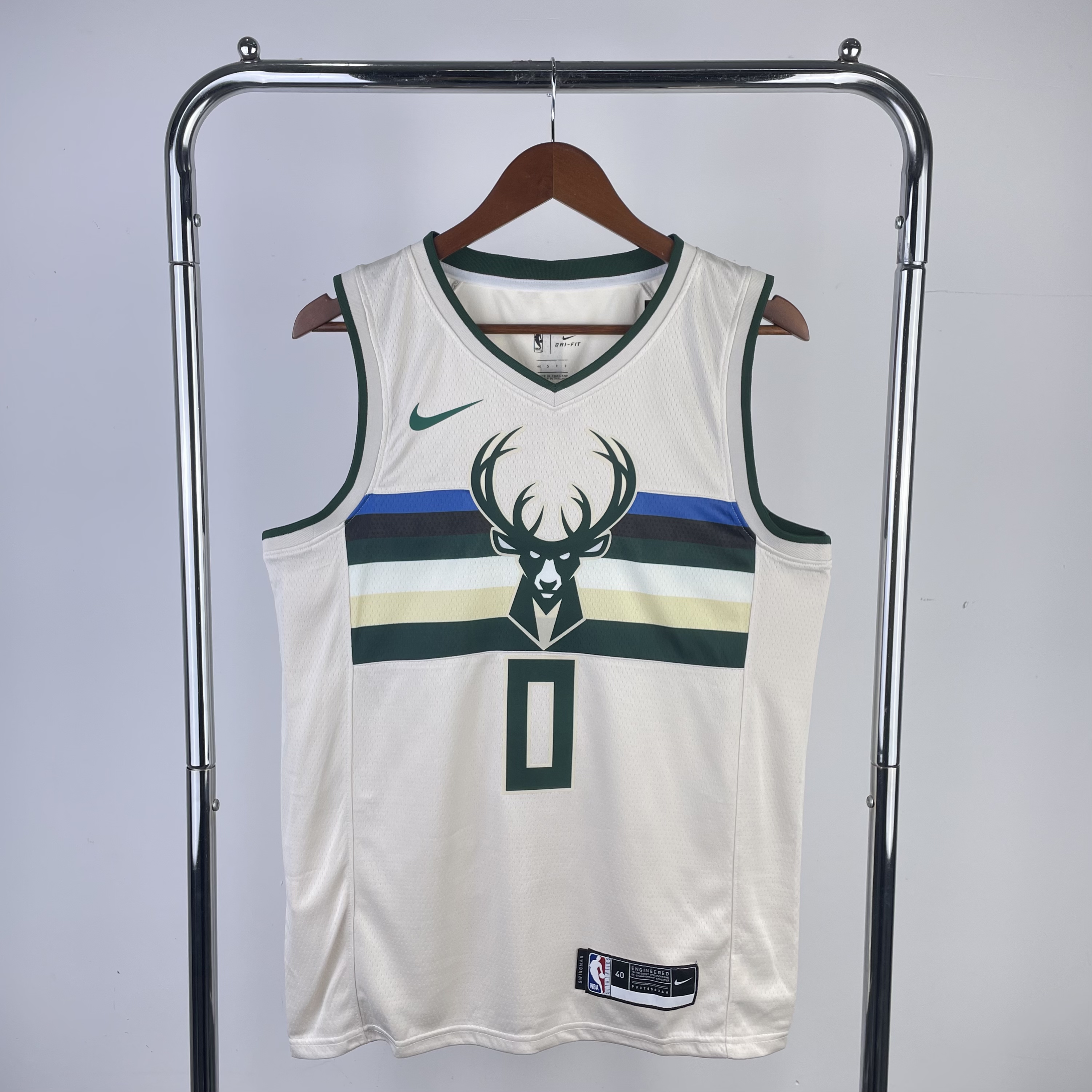 19 Season Milwaukee Bucks No.0 Lillard
