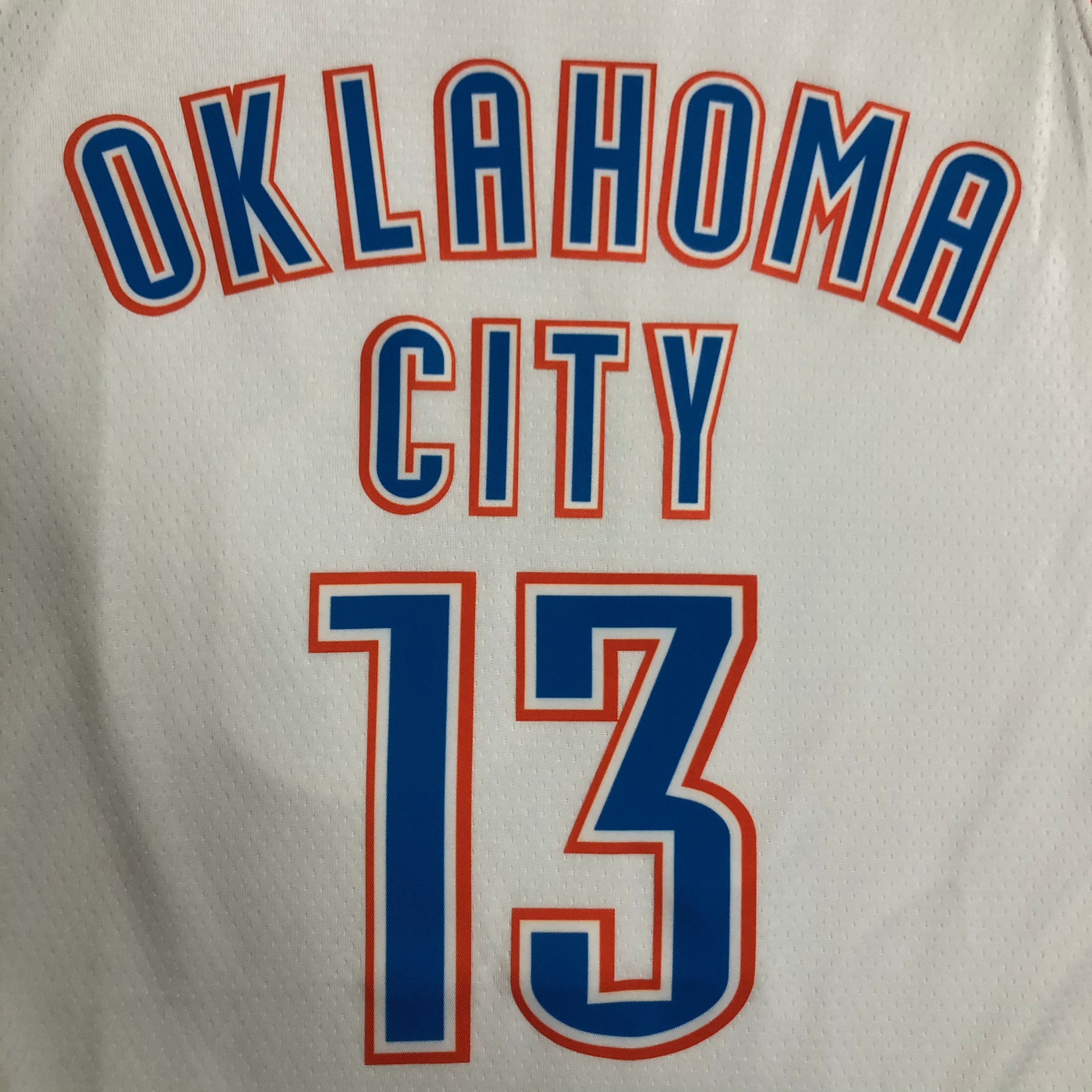 Oklahoma City Thunder White  No.13 George