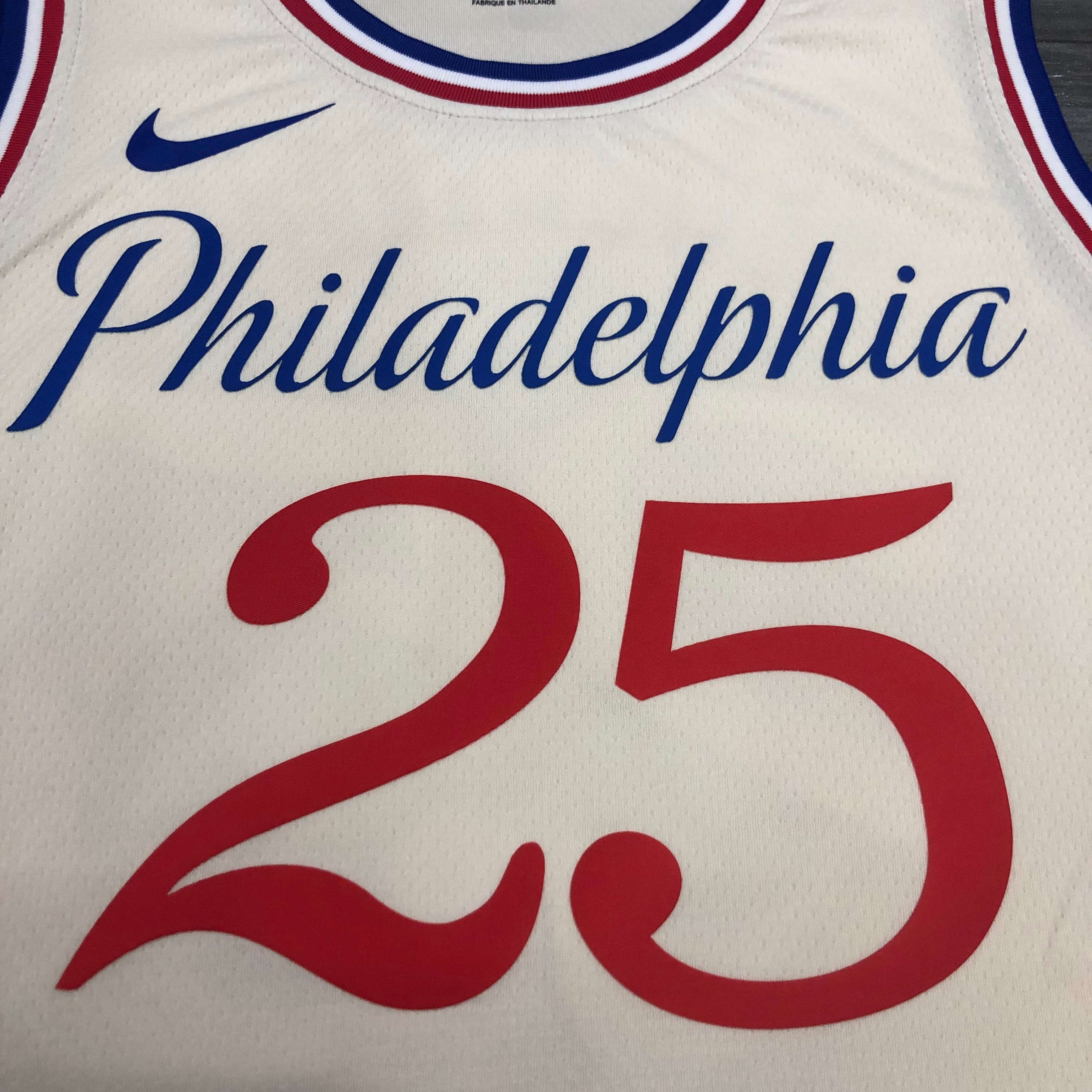 20 Season Philadelphia 76ers White  #25