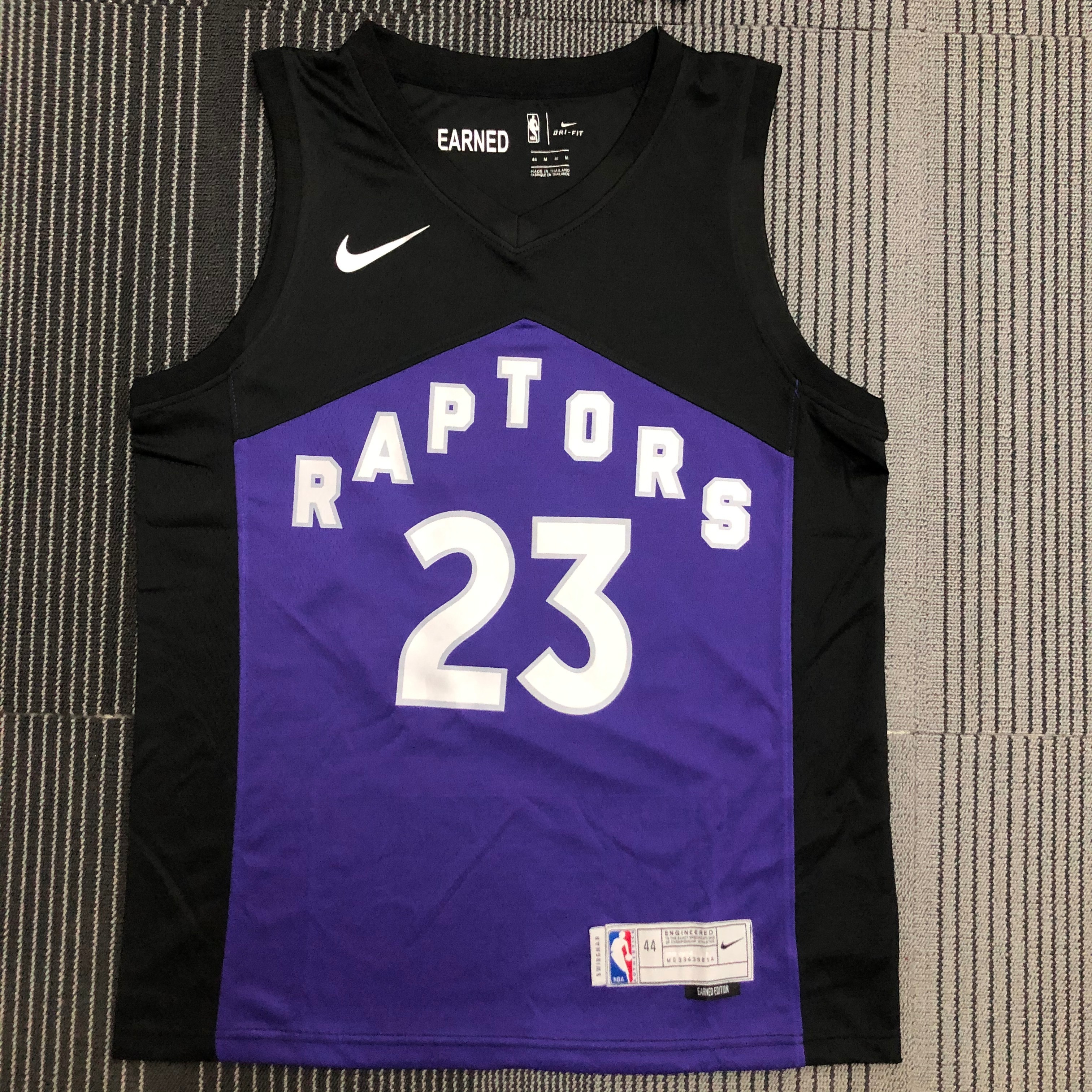 21 Season Toronto Raptors Purple  No.23 Vanvleet