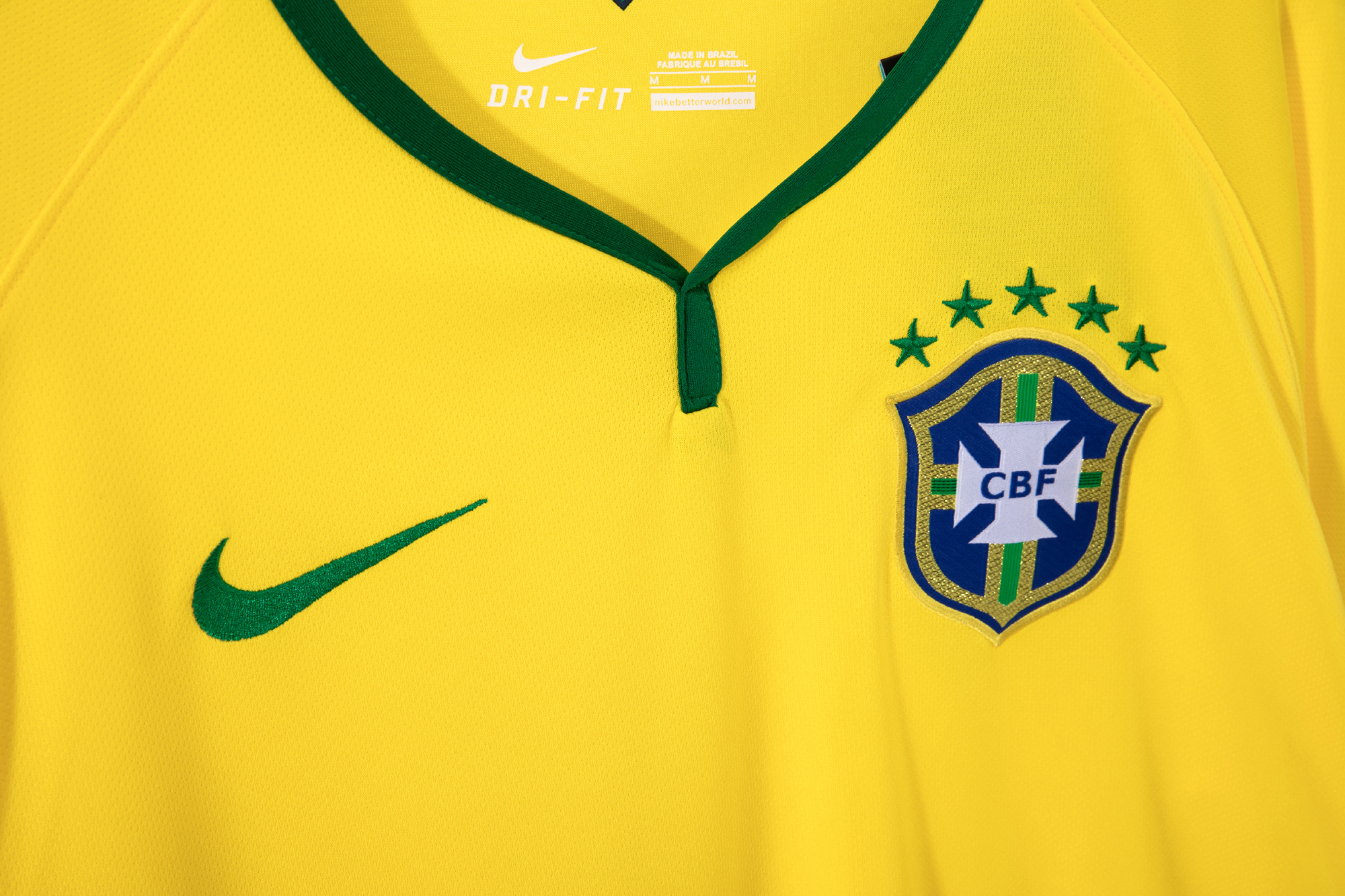 Retro 2014 Brasil Home  S-XXL