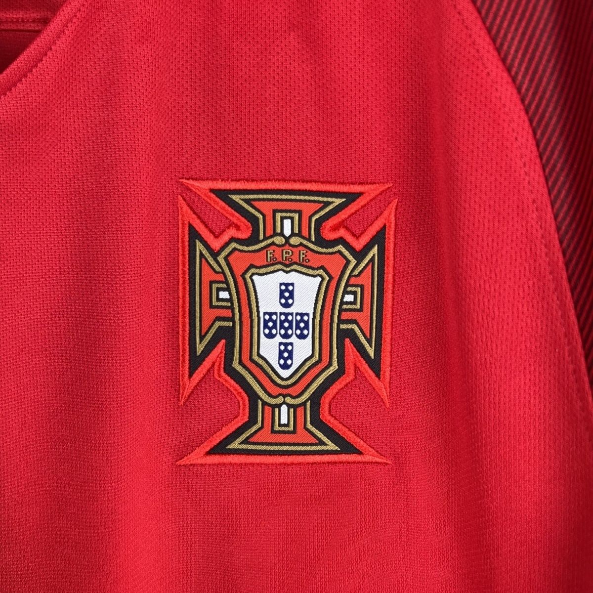 Retro  Portugal 2016 Home Red Long Sleeves