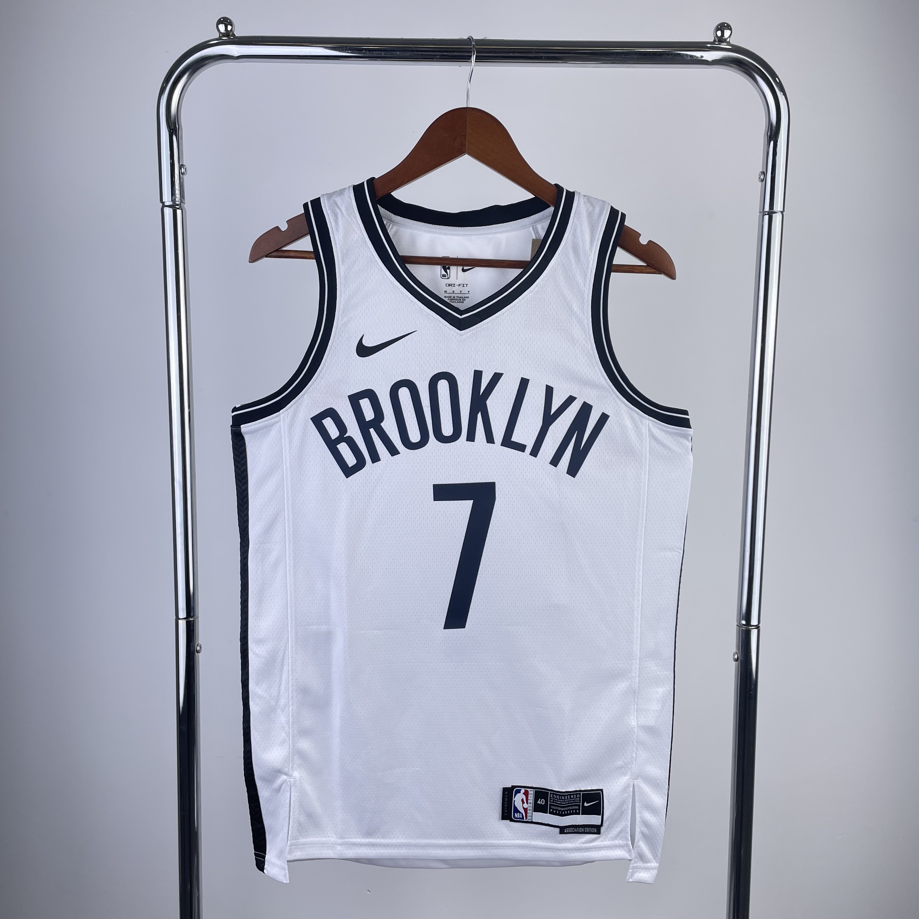 23 Season Brooklyn Nets White  No. 7 Durant