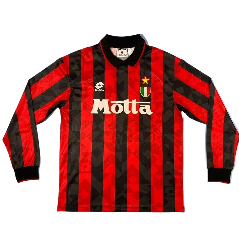 Retro 94/95 AC Milan Home  Long Sleeves S-XXL