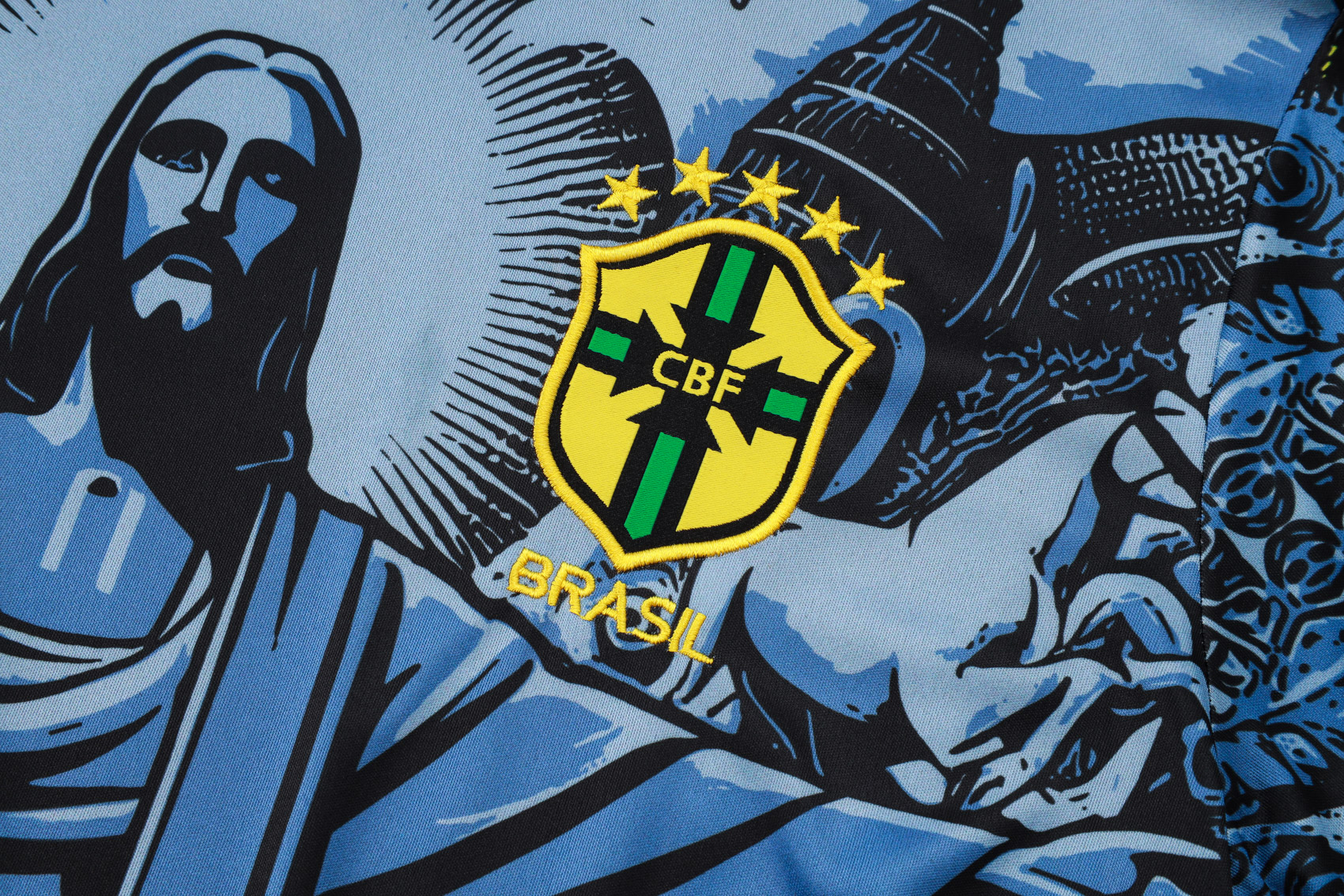 Brasil 2425 Short Sleeves Training Suit Blue S-XXL