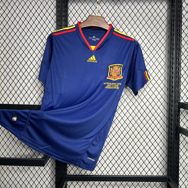 Retro 2010 World Cup Spain Away Size: S-XXL