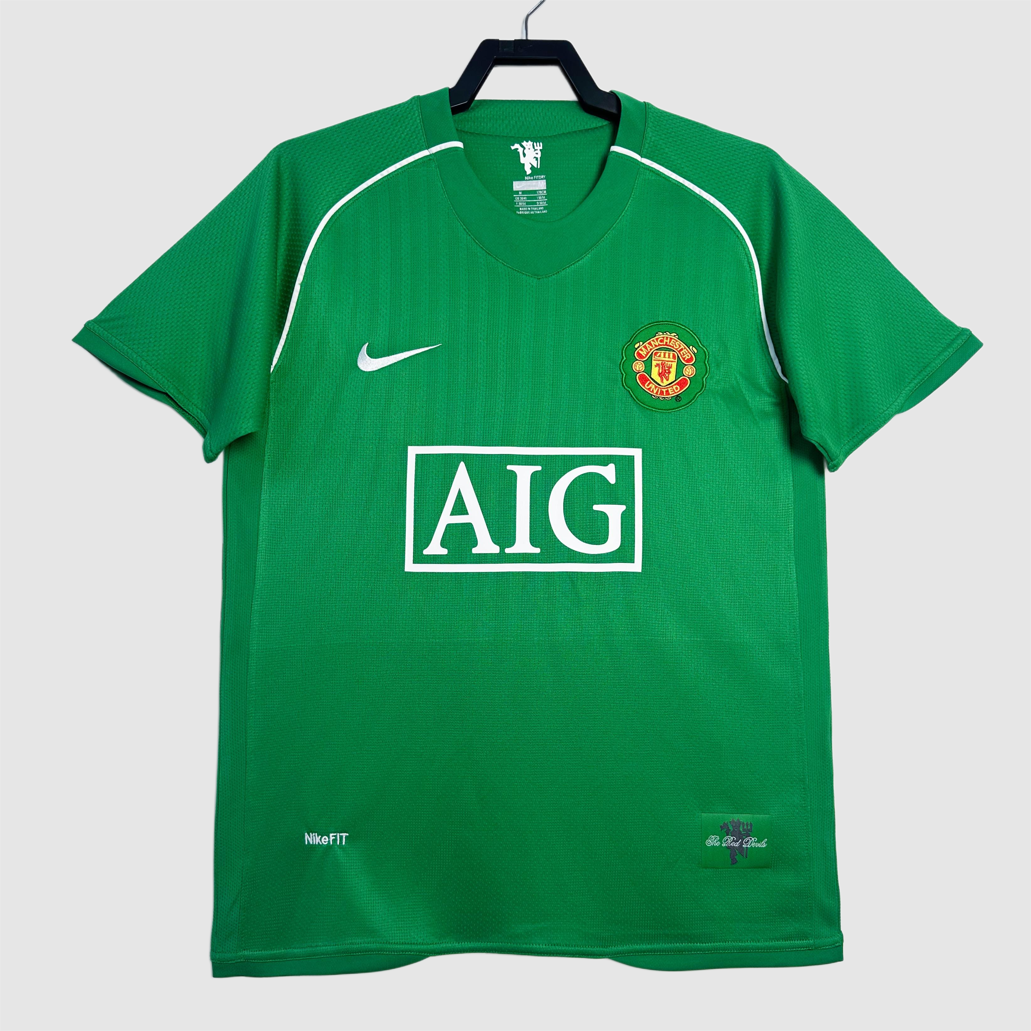 Retro Man United 07/08 Goalkeeper Green