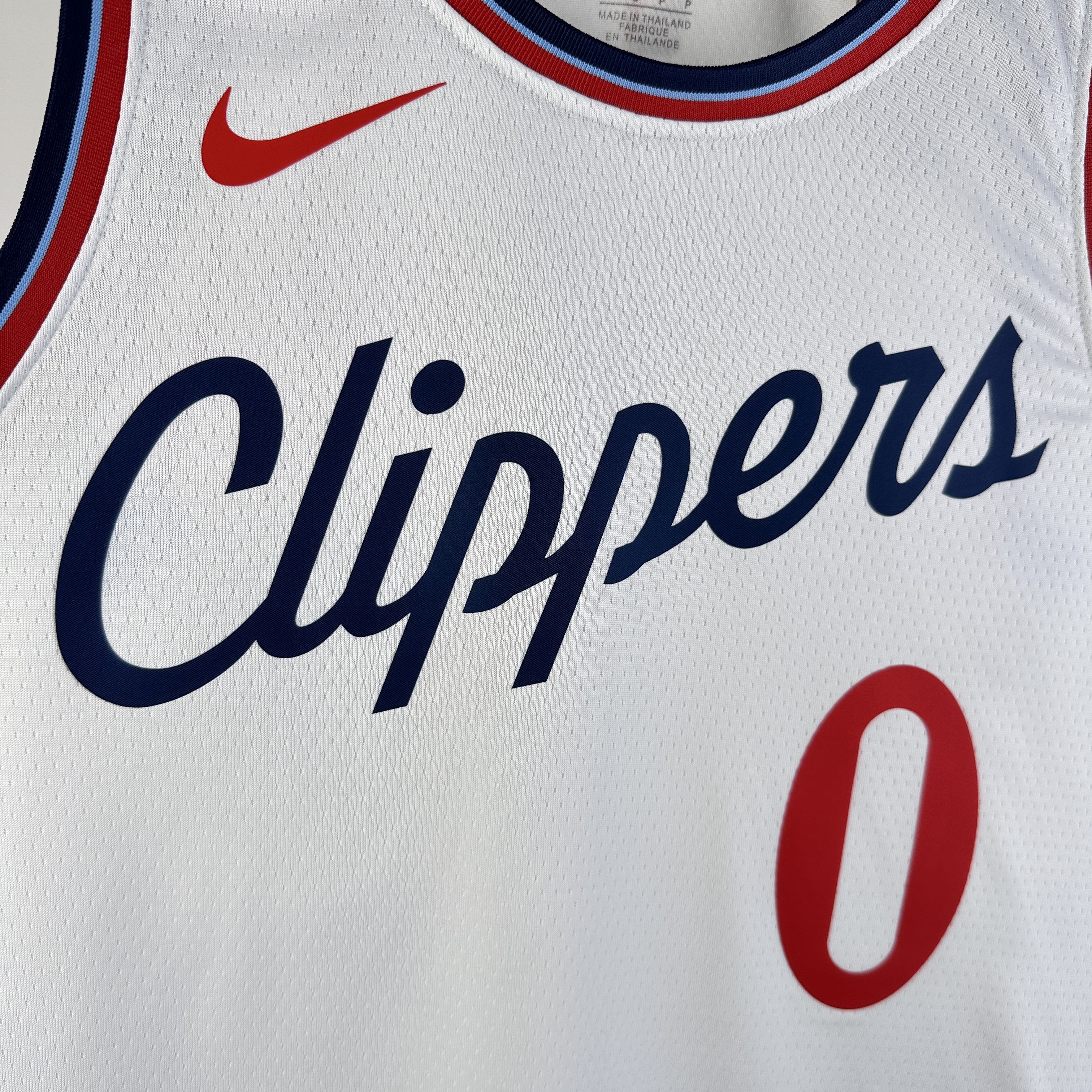 24/25 Season Los Angeles Clippers Home White  No.0 Westbrook