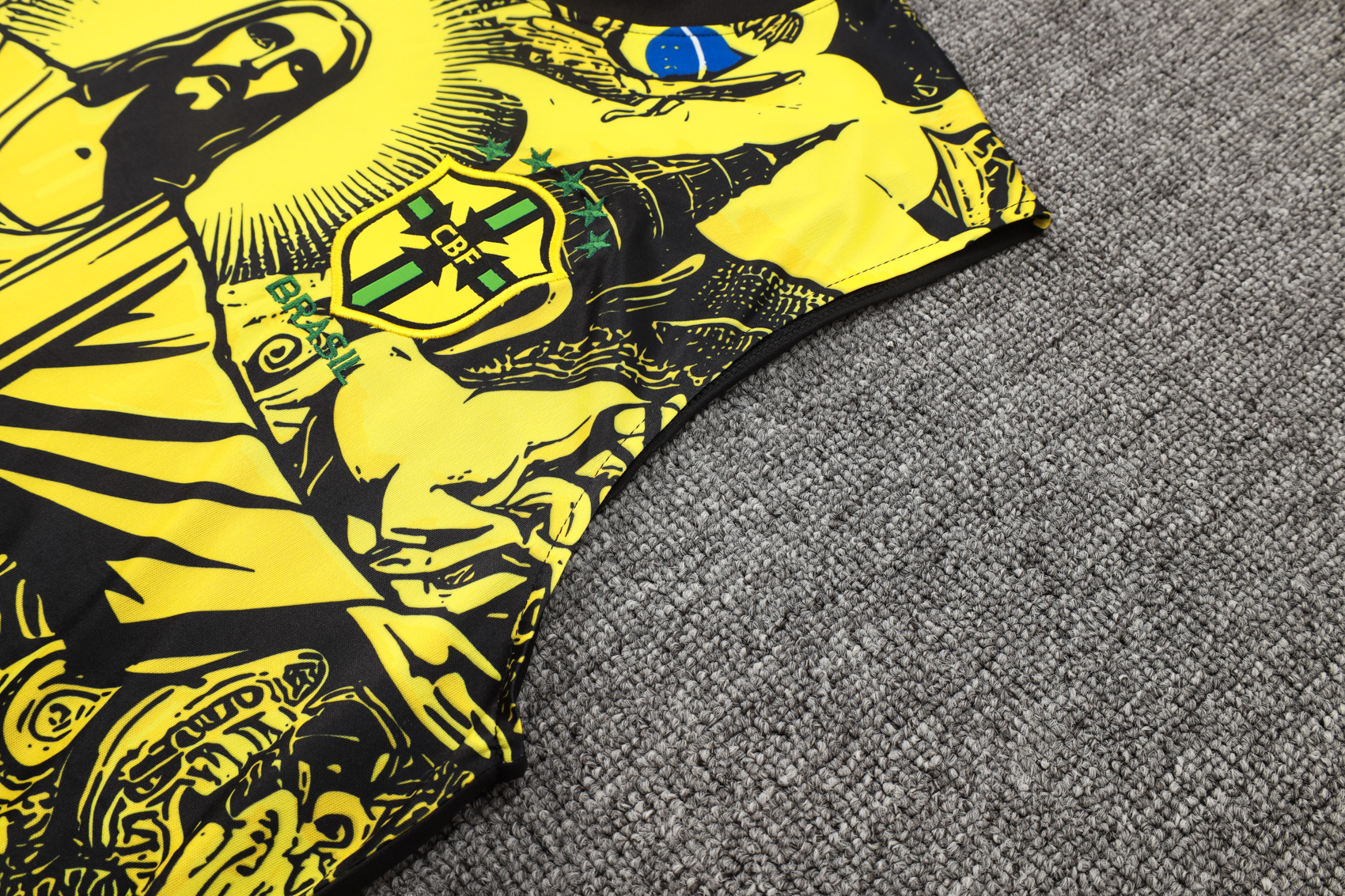 Brasil Sleevesless Training Suit Yellow D1214