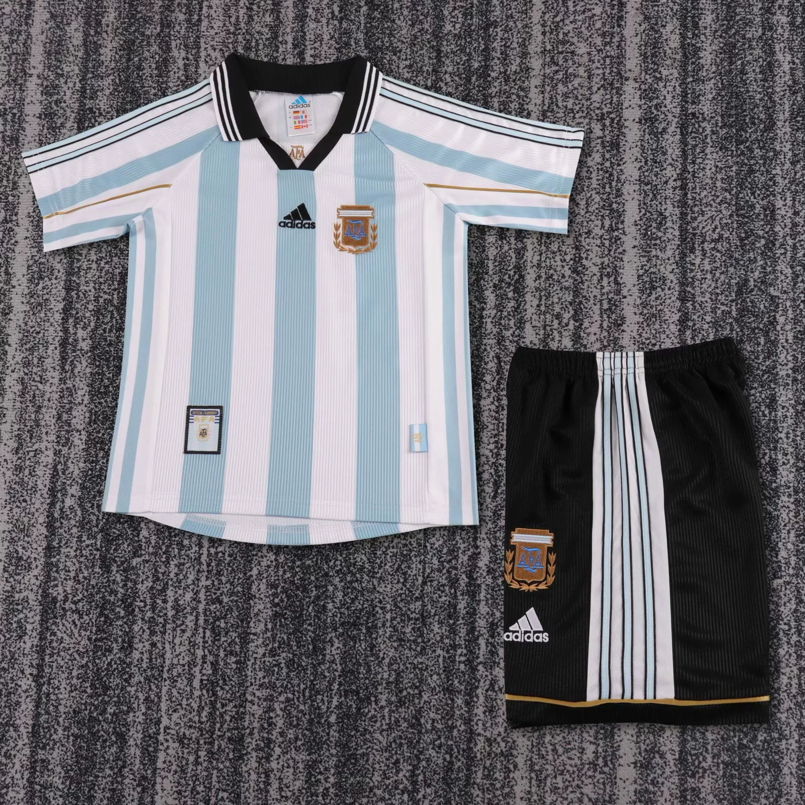 Kids Retro Kit Argentina 1998 Home