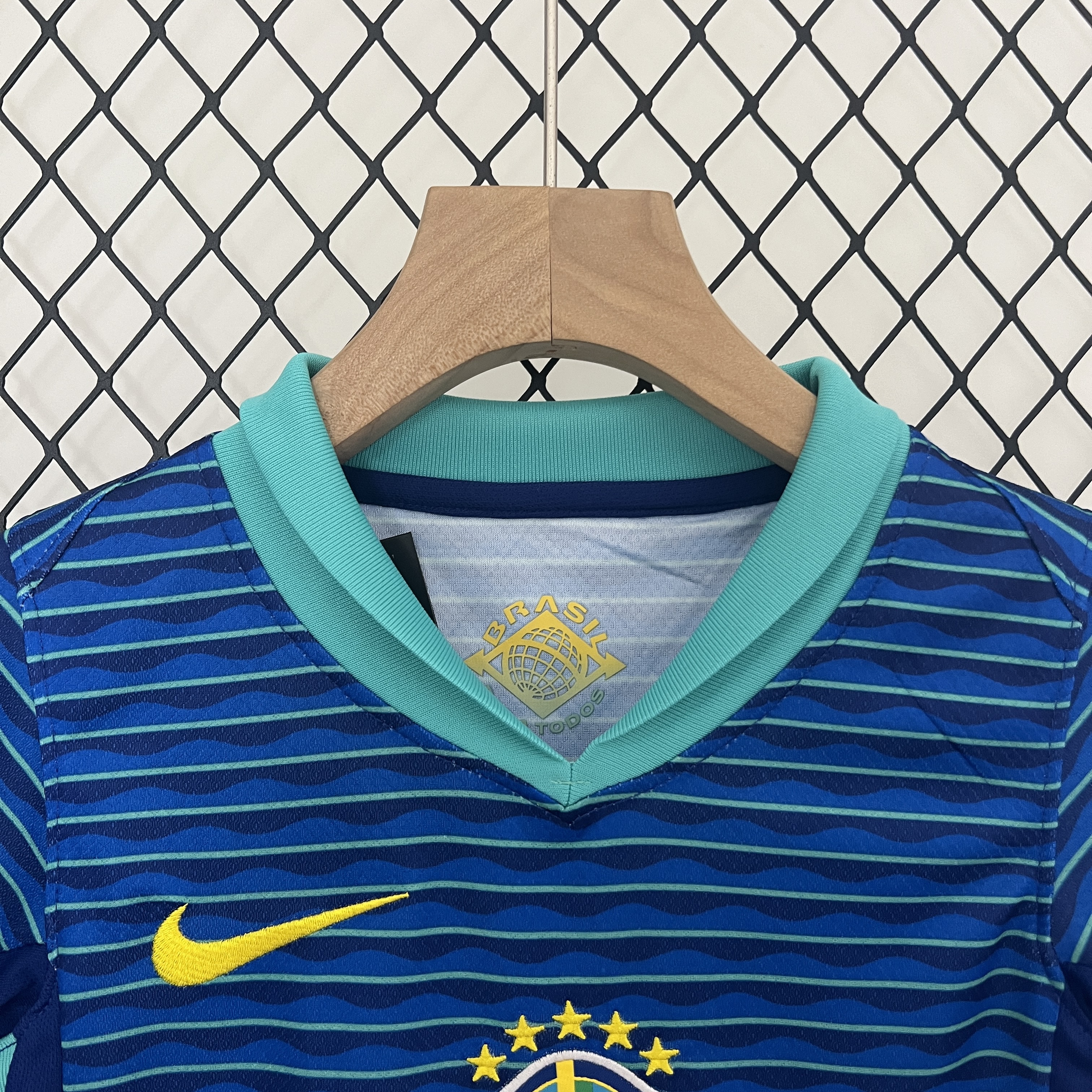Kids Kit Brazil Away Blue