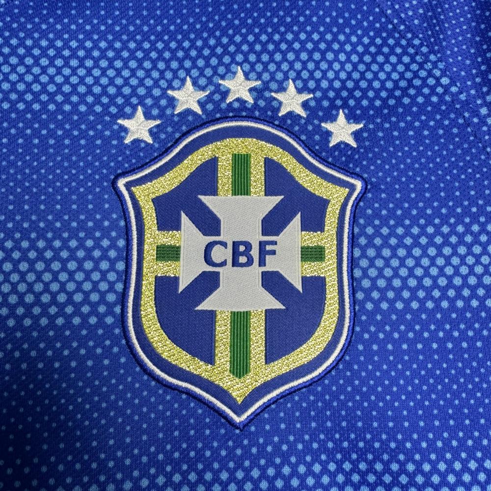 Retro  Brazil 2014 Away Blue