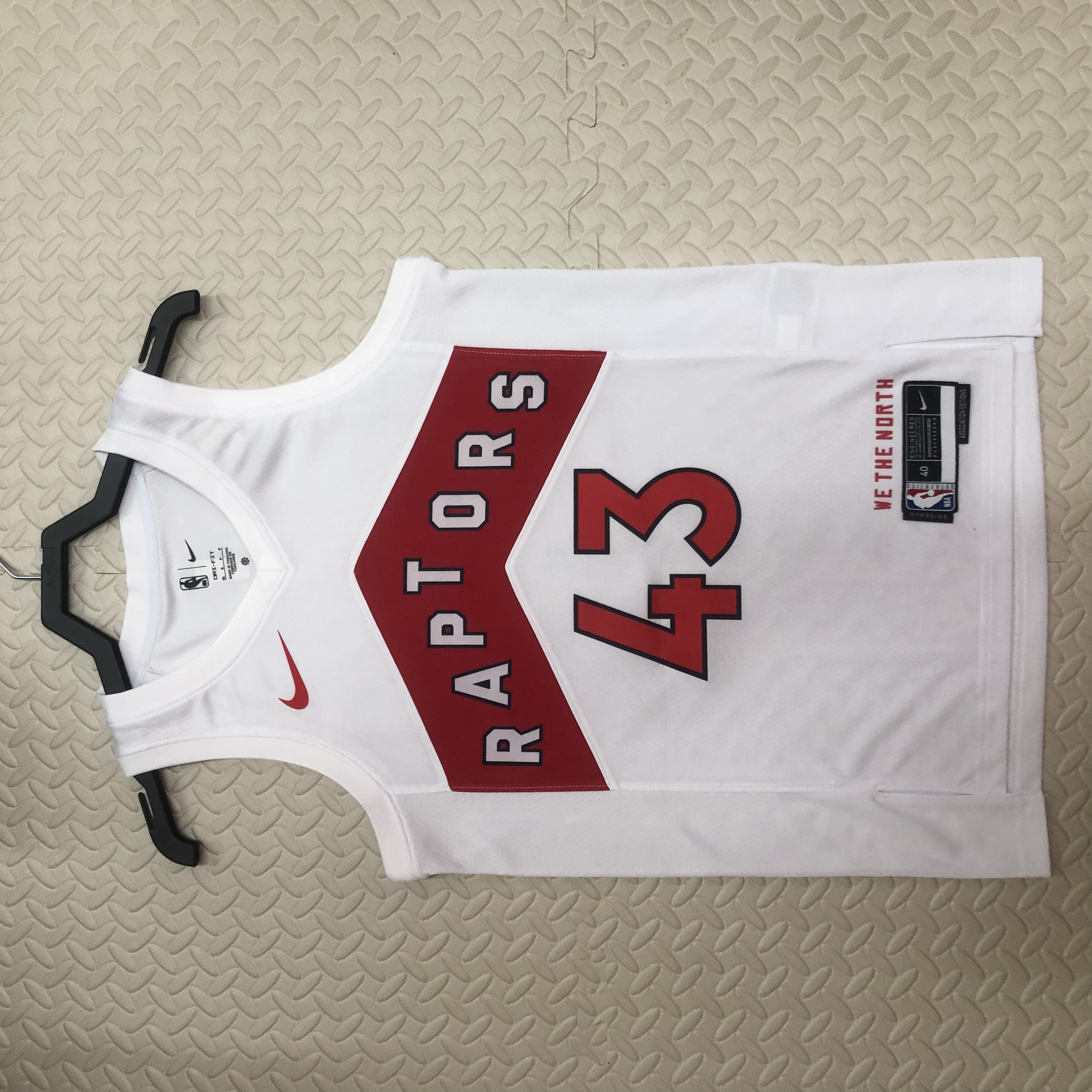 23 Season Toronto Raptors Home White  No.43 Siakam