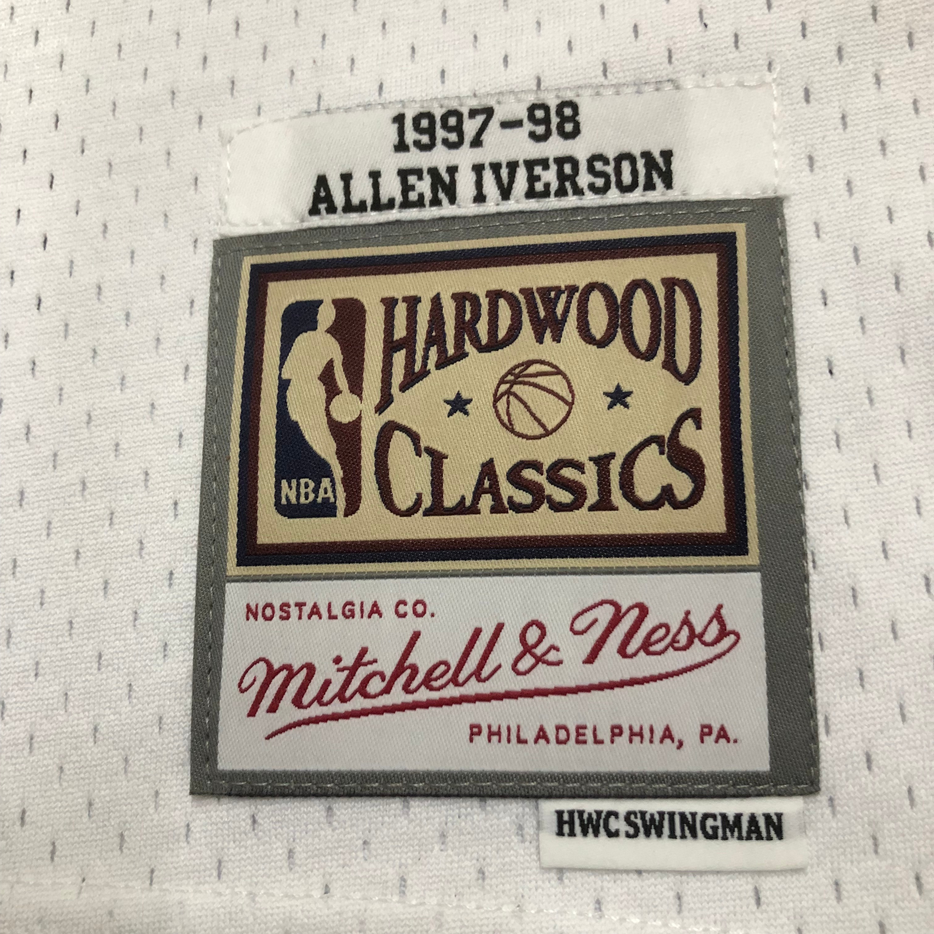 MN Heat Pressed Retro : Philadelphia 76ers 1998 White #3