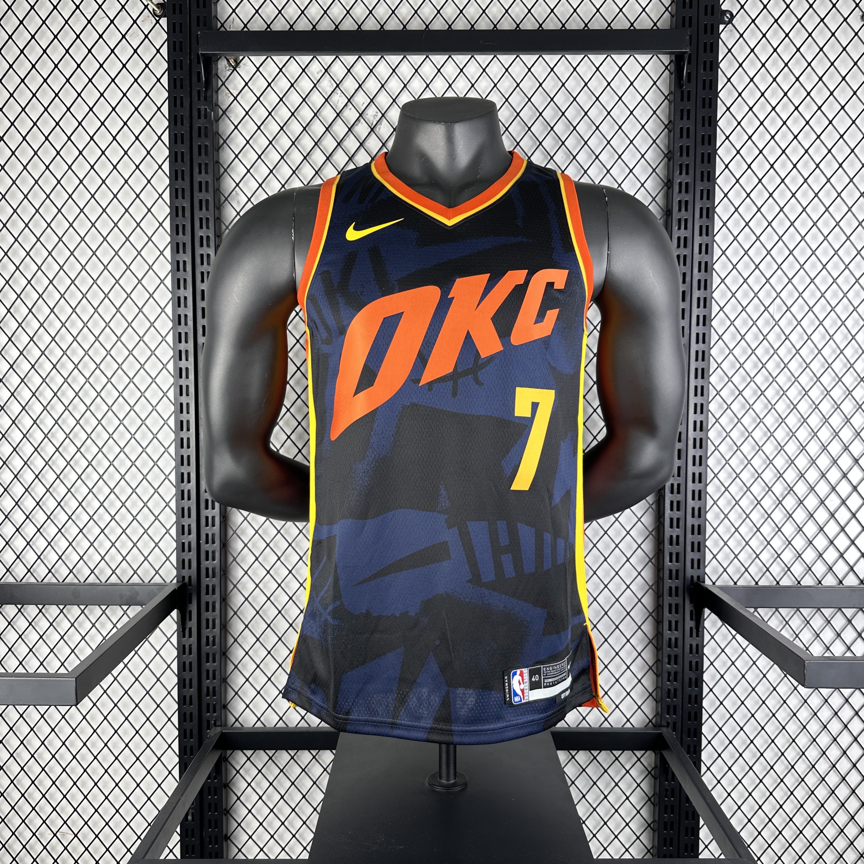 24 Season Oklahoma City Thunder City Edition #7 Holmgren