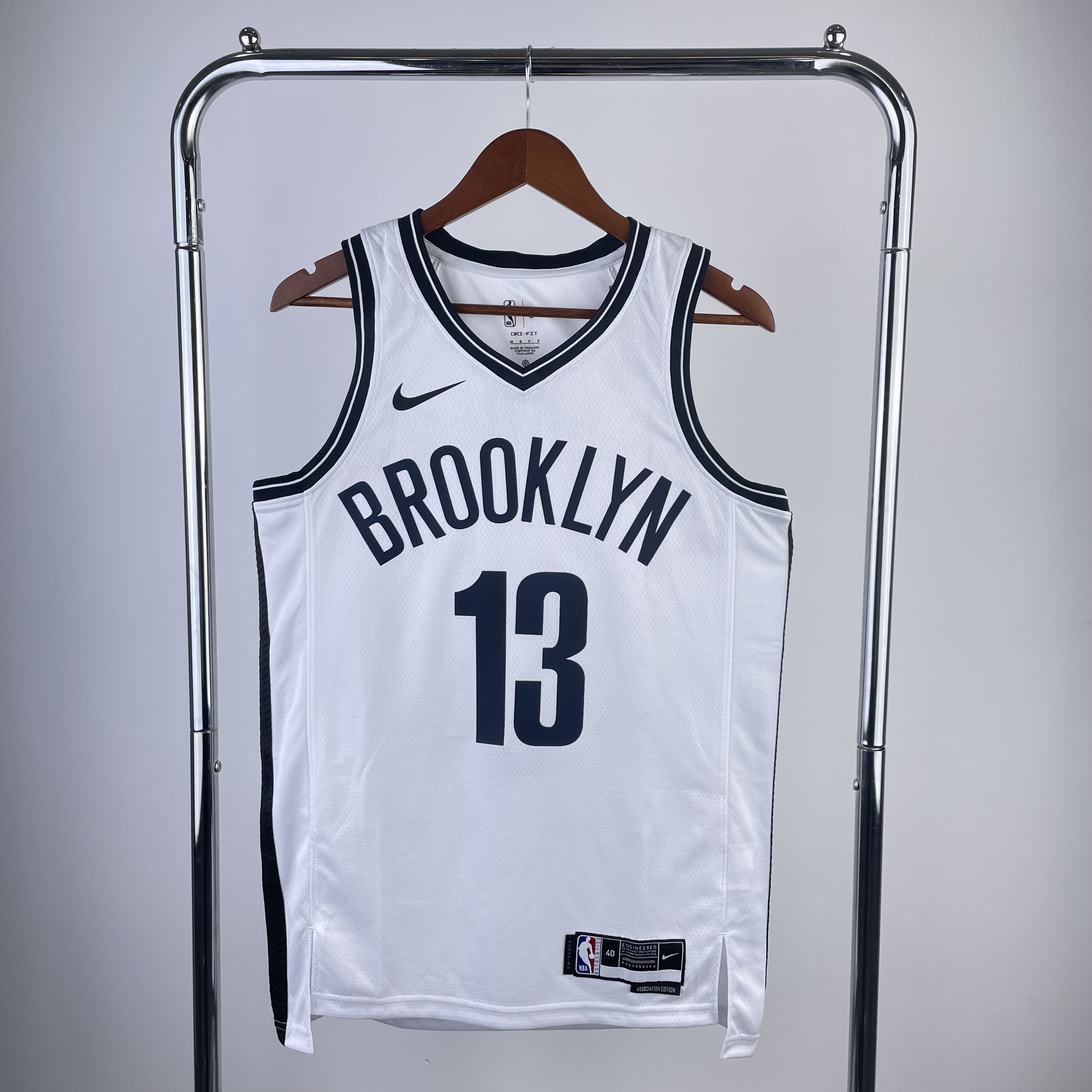 23 Season Brooklyn Nets White  No. 13 Harden