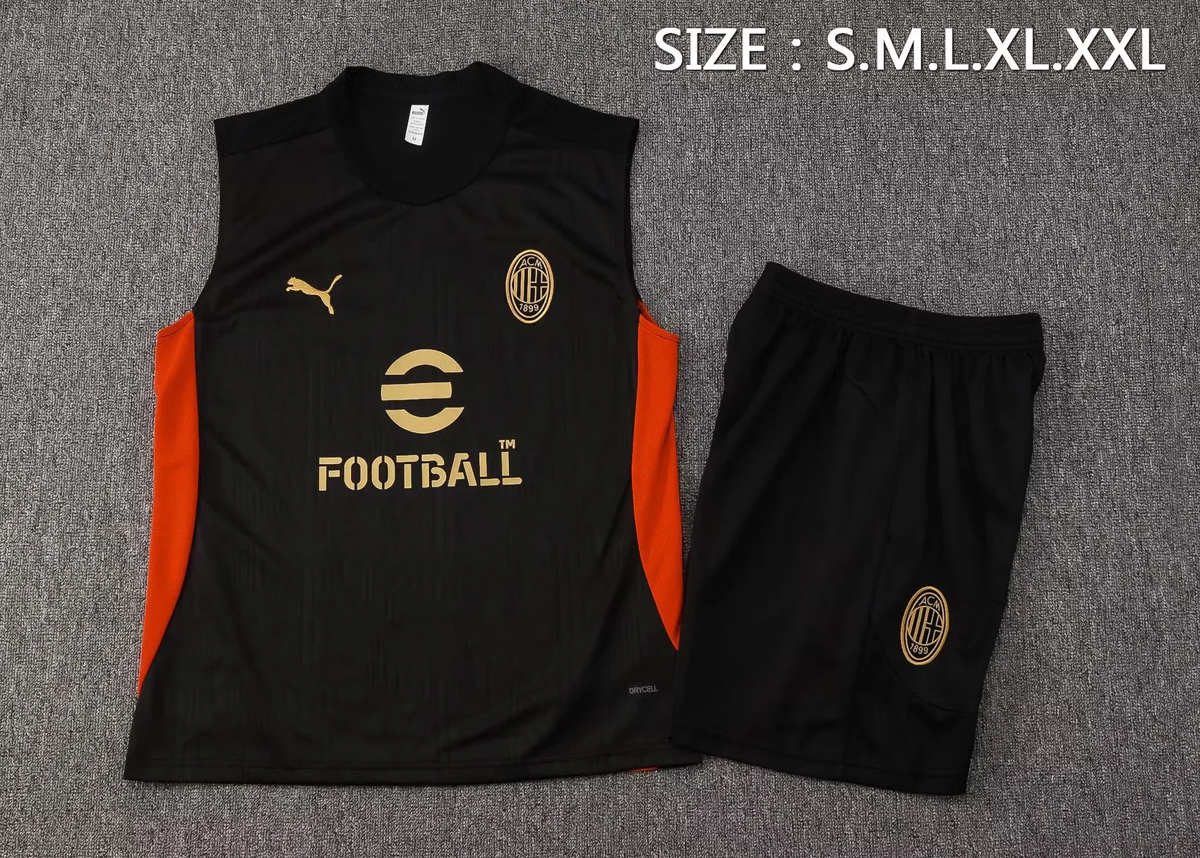 AC Milan Sleevesless Training Suit D1301