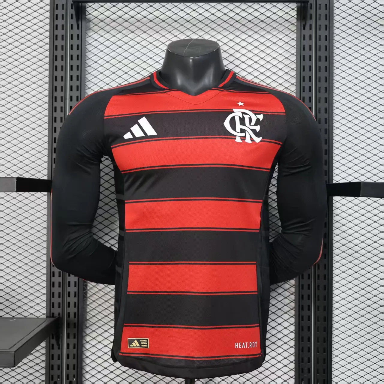 player version Flamengo 2025/26 Home Long Sleeves