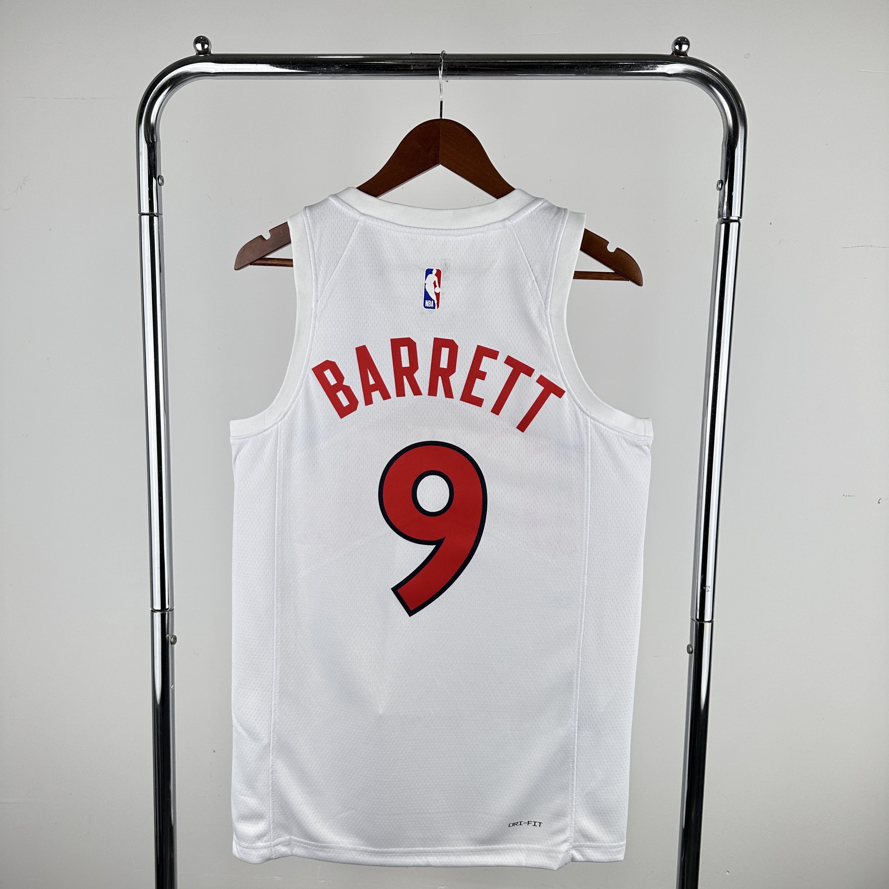 23 Season Toronto Raptors Home White  No.9 Barrett