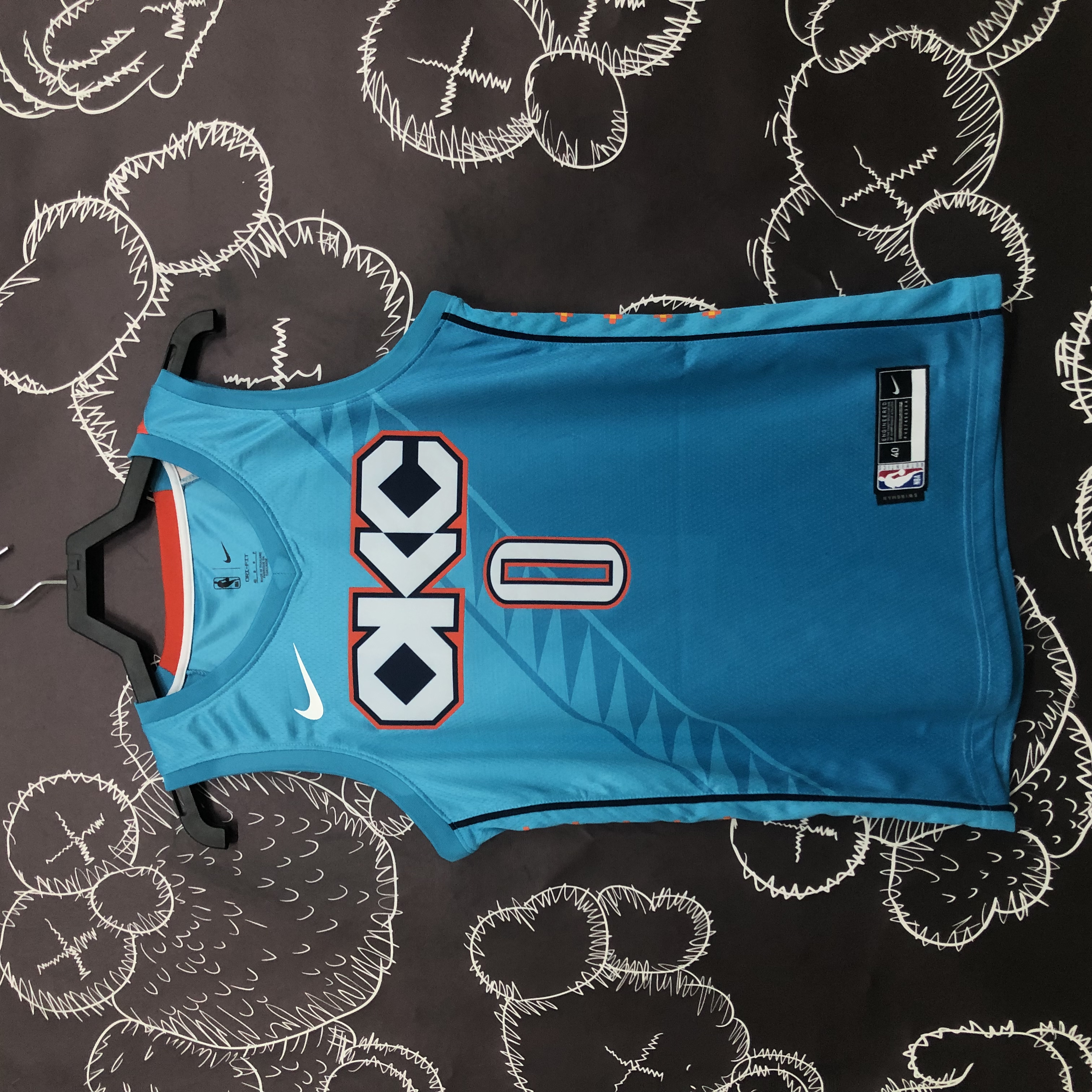 19 Season Oklahoma City Thunder No.0 Westbrook